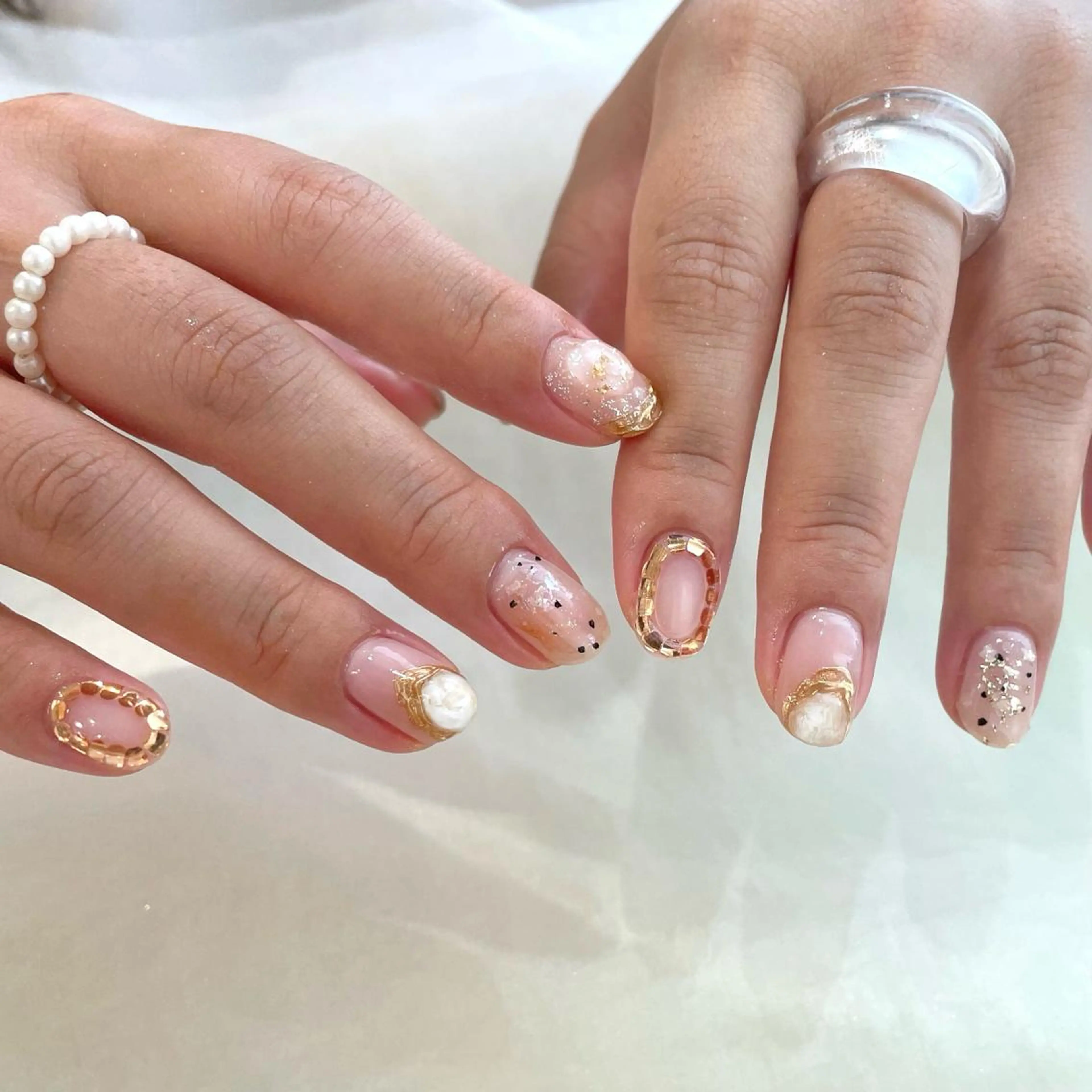 ネイル ハンドネイル 新井 ひなののネイルデザイン