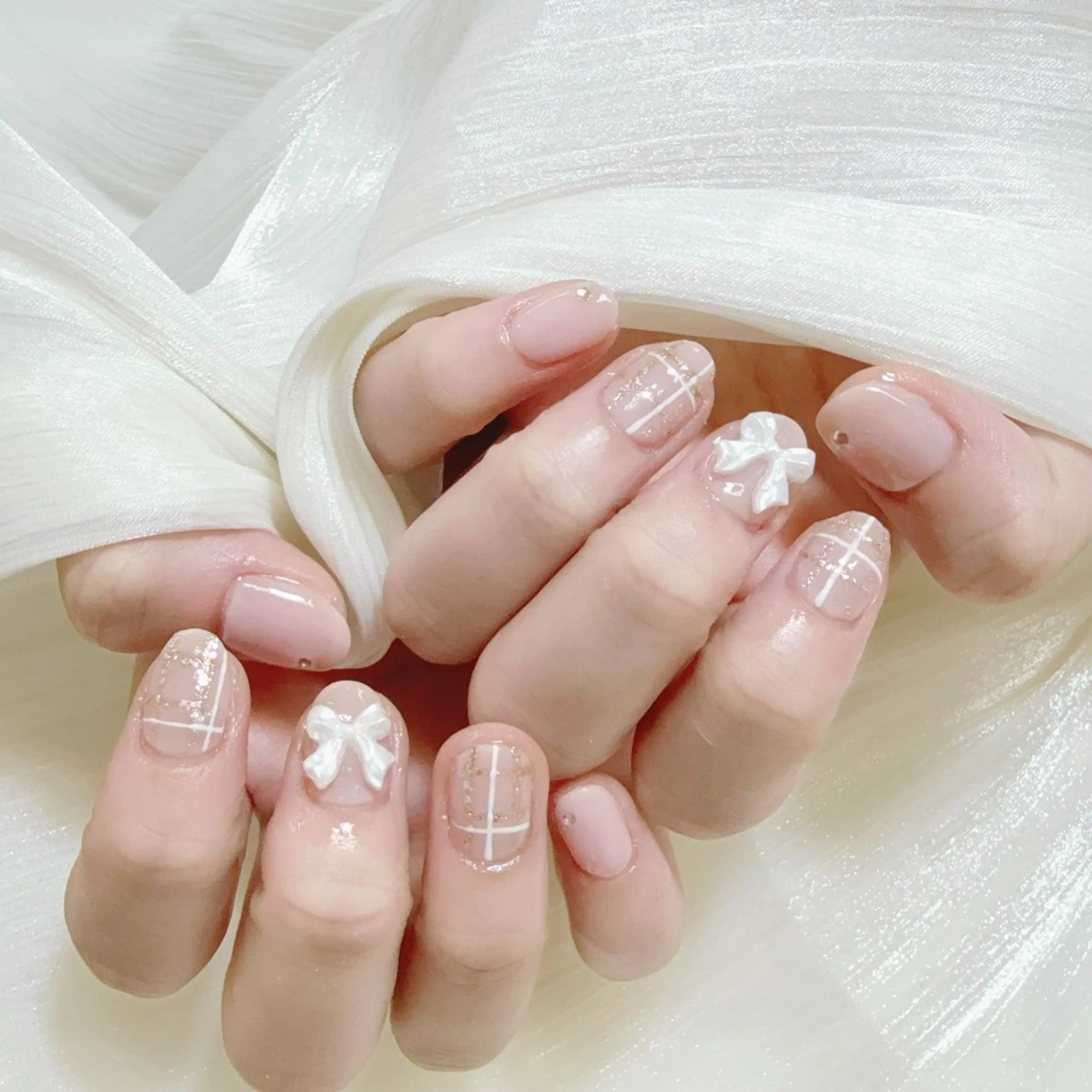 ネイル アートネイル 持ち込み DUO MI所属・陳 rinaのネイルデザイン