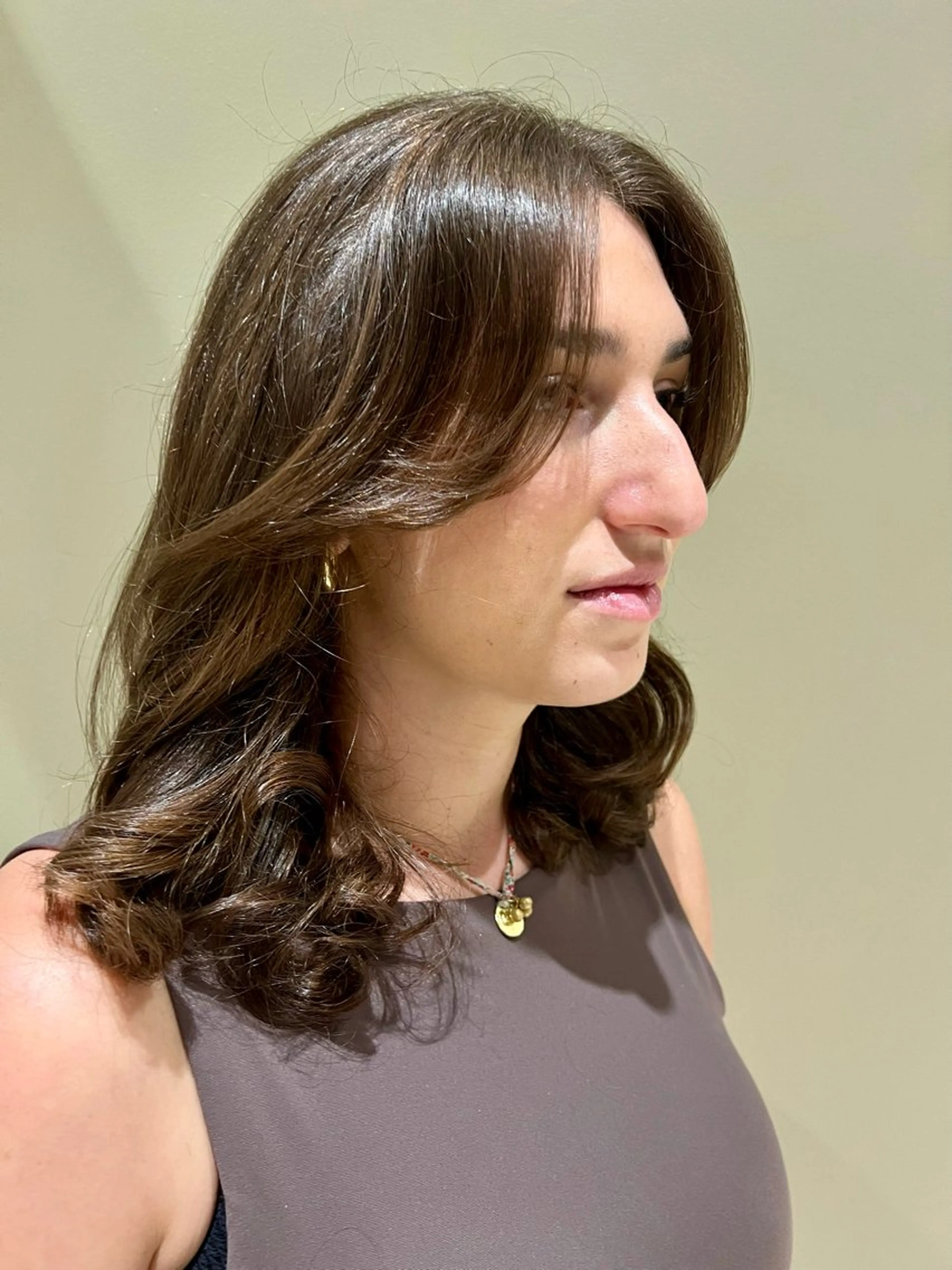 ミディアム 舟橋 瑞稀のヘアスタイル