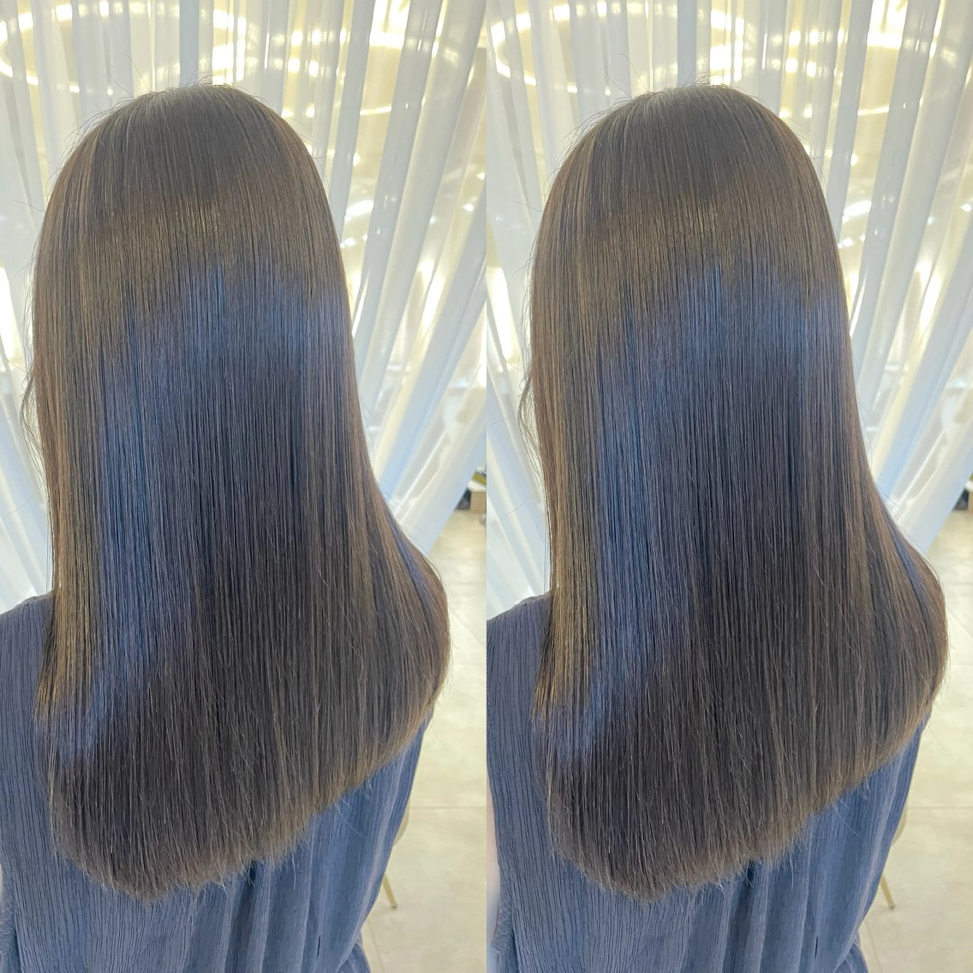 ロング カラー ヘアカラー トリートメント ヘアセット ブリーチ無しダブル カラー🦕まどかのヘアスタイル