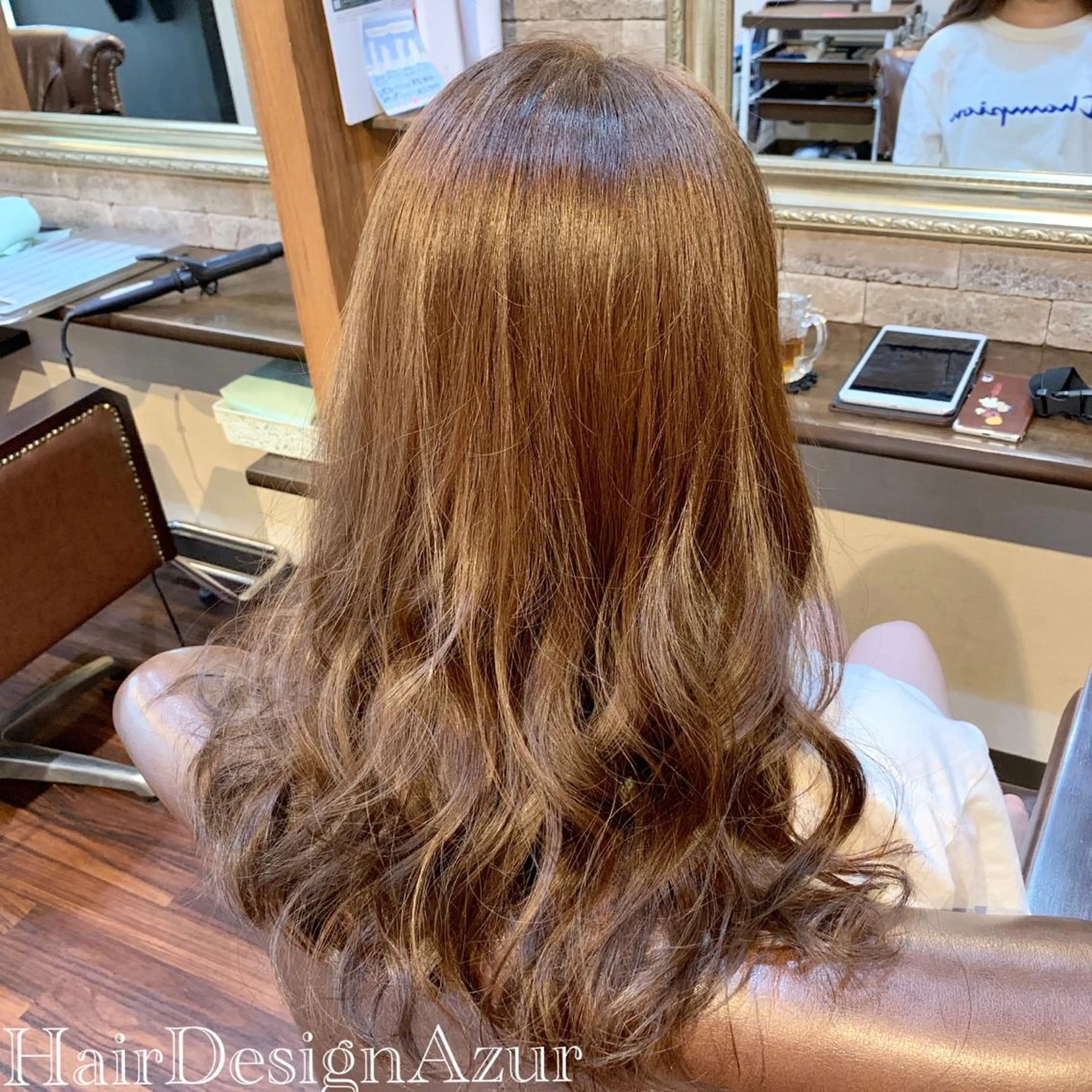 ロング カラー HairDesign Azurのヘアスタイル