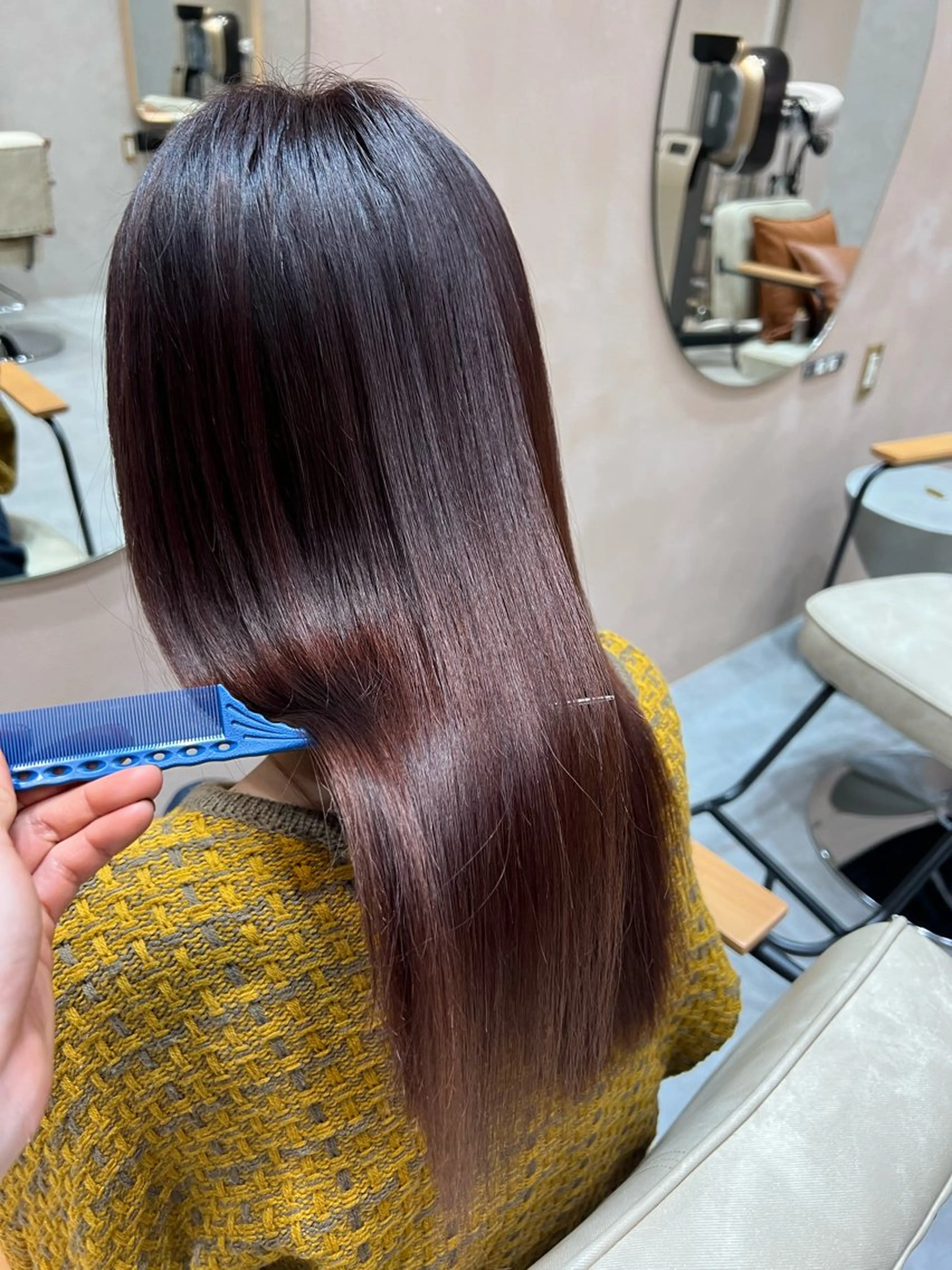 セミロング カラー 透明感/ダブルカラー /kazui🐈のヘアスタイル