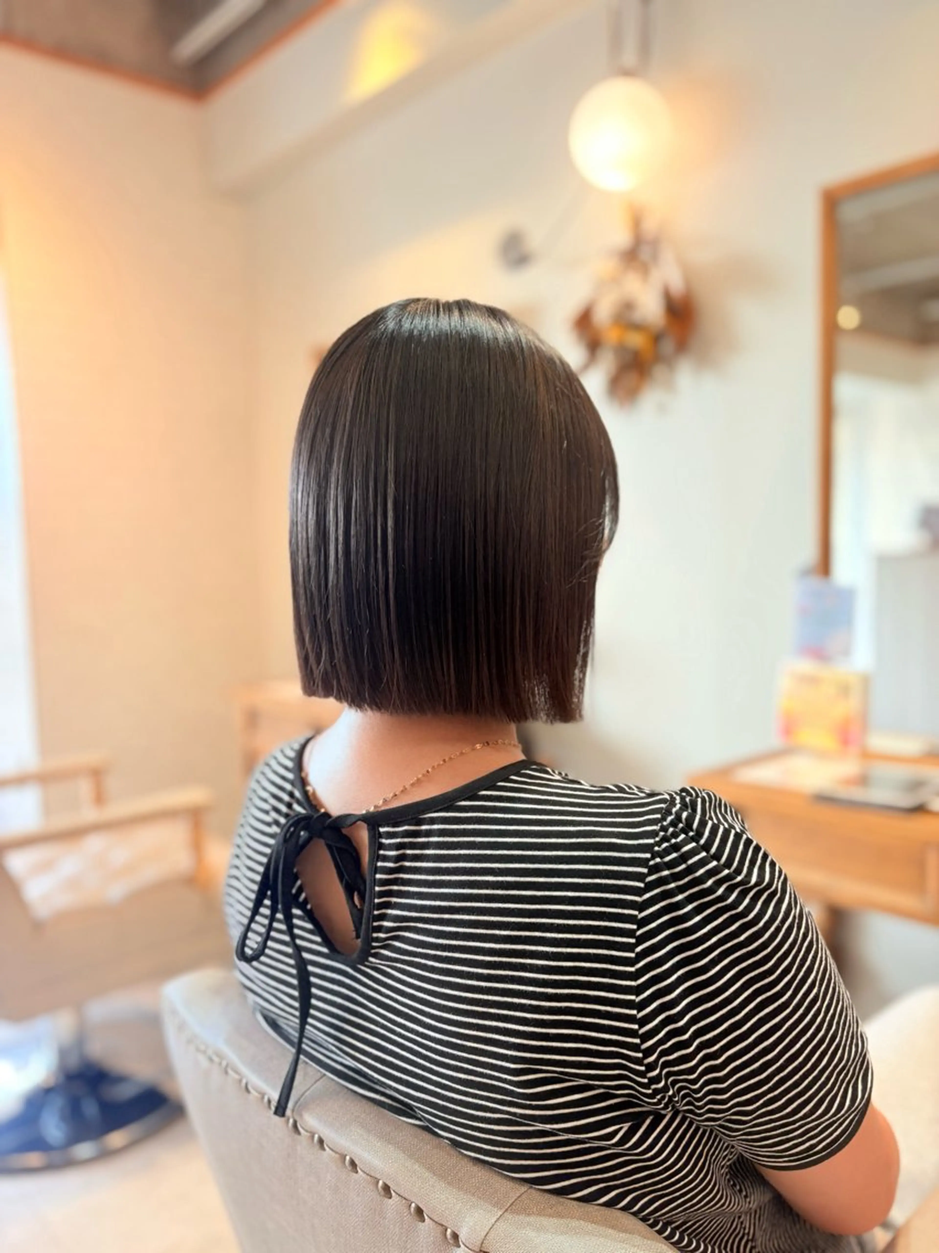 カット+ストレートパーマ【縮毛矯正】の写真