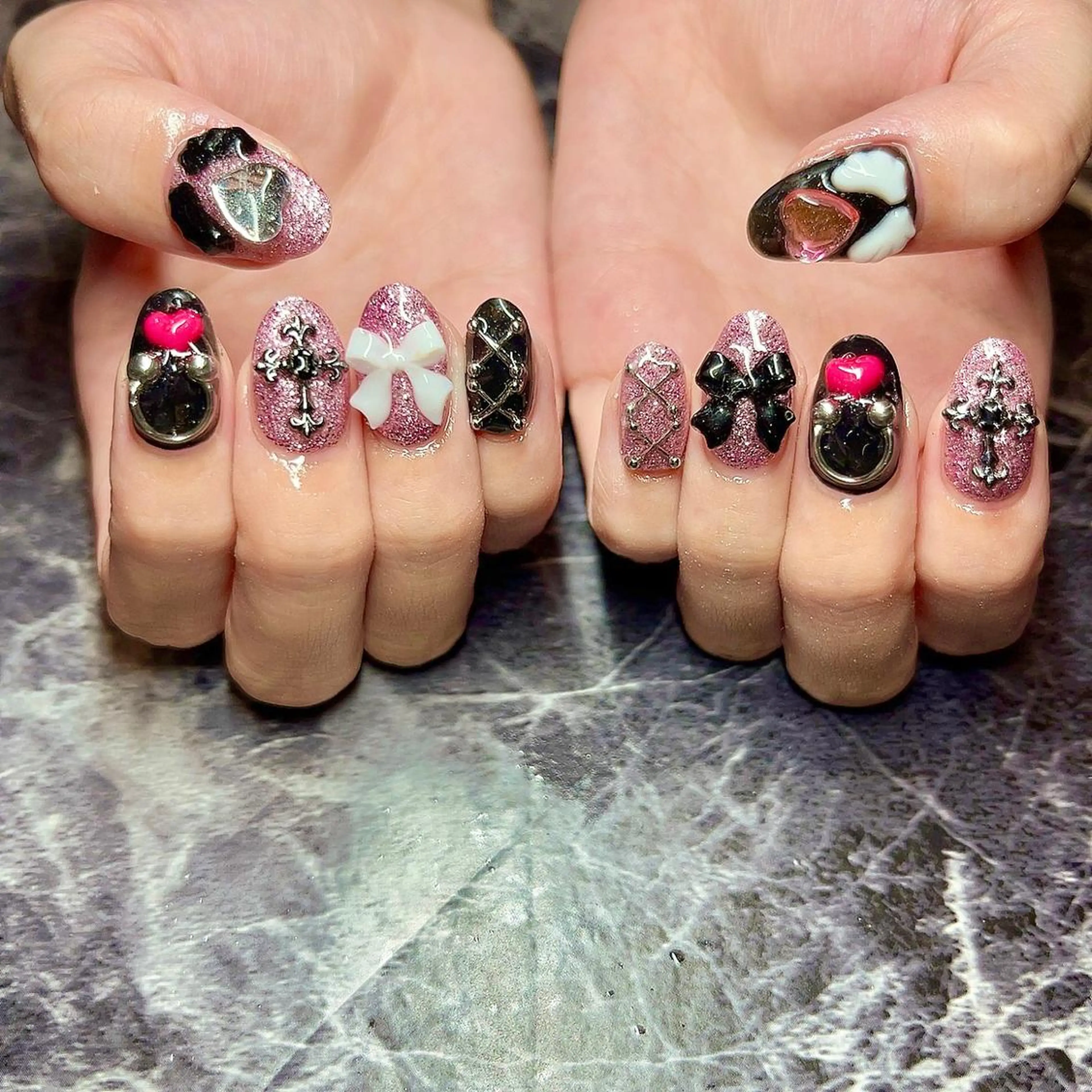 ネイル ジェルネイル しば まなみのネイルデザイン