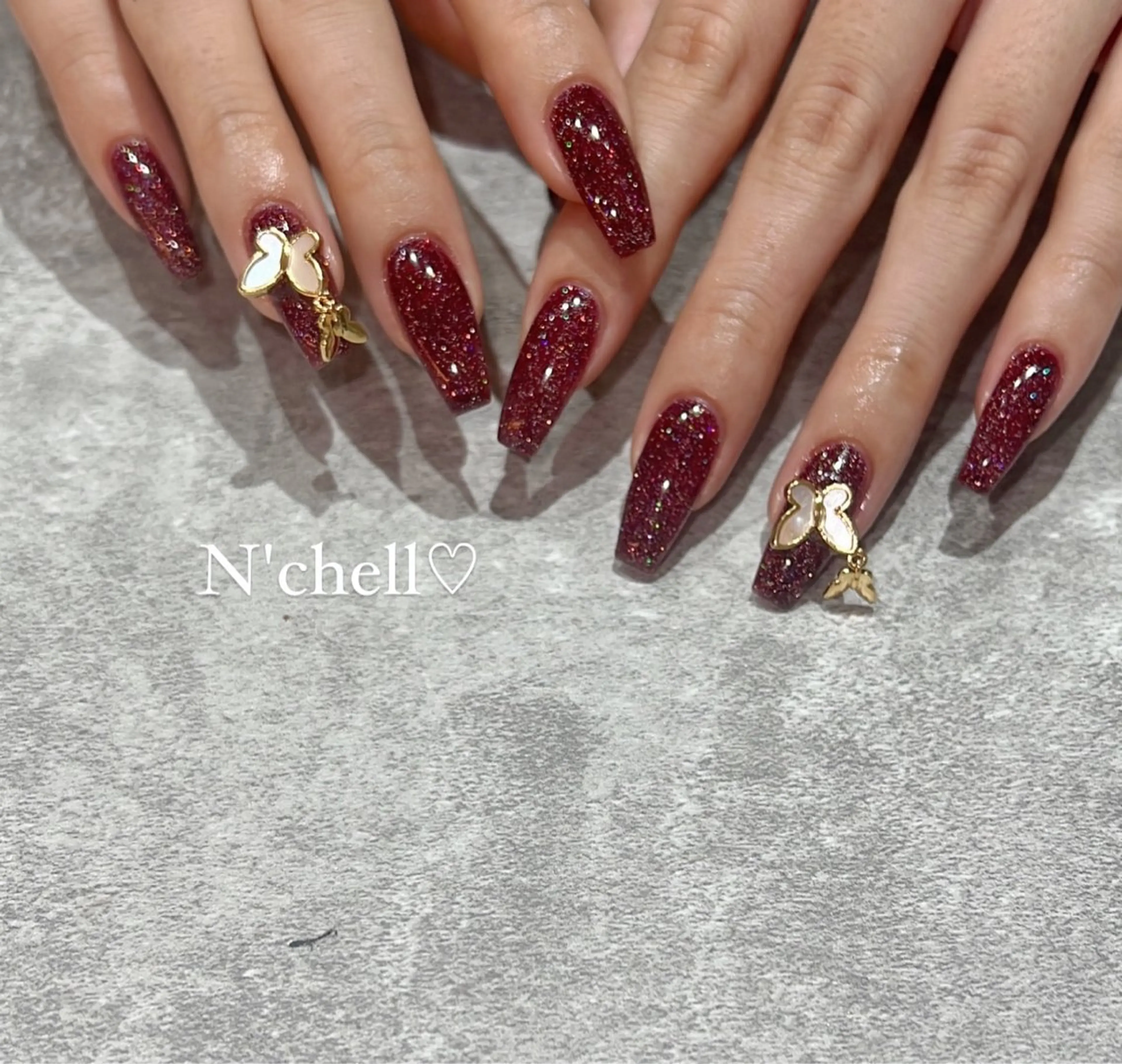 🤍フラッシュネイル🤍／オフありの写真