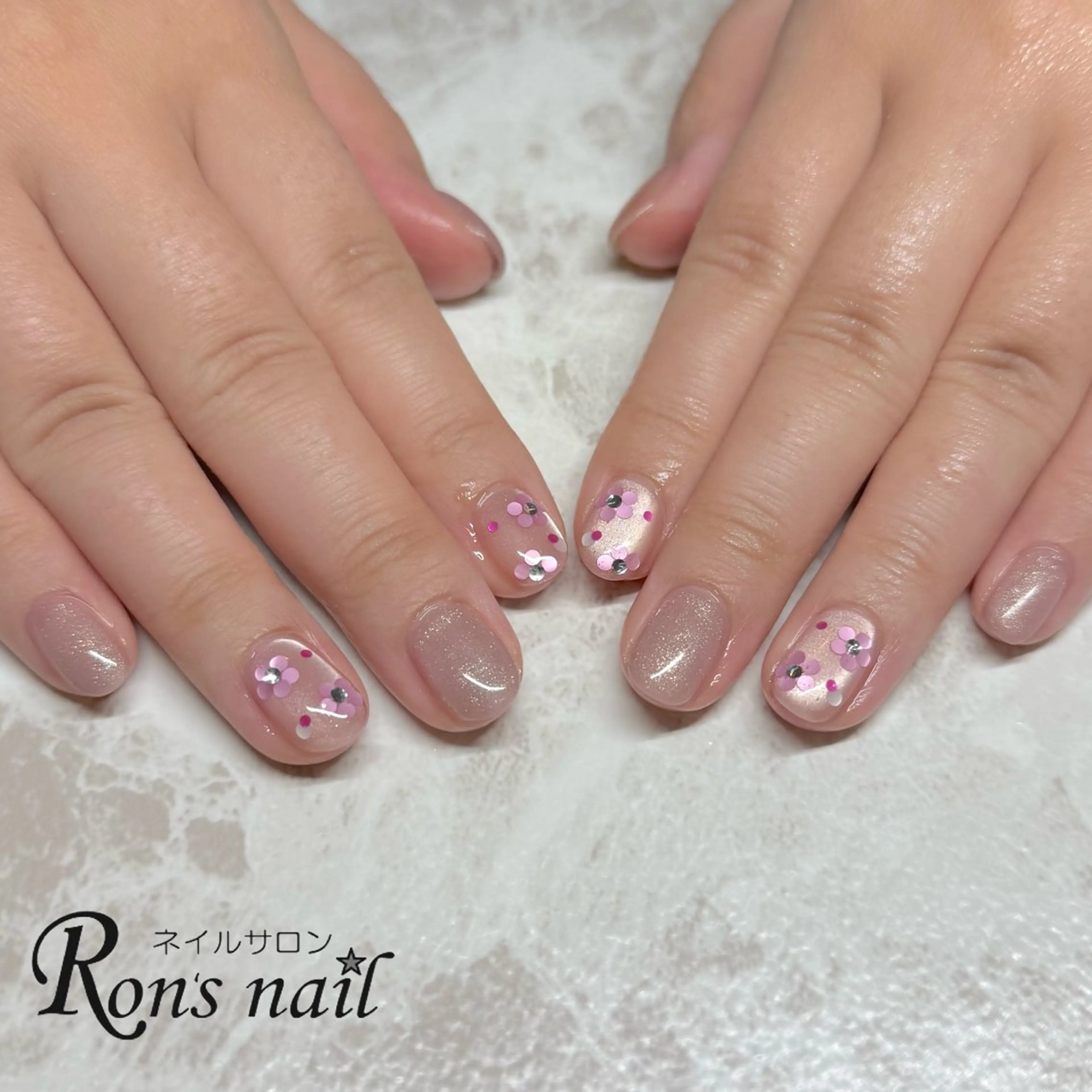ネイル Ron's nail 笹岡のネイルデザイン