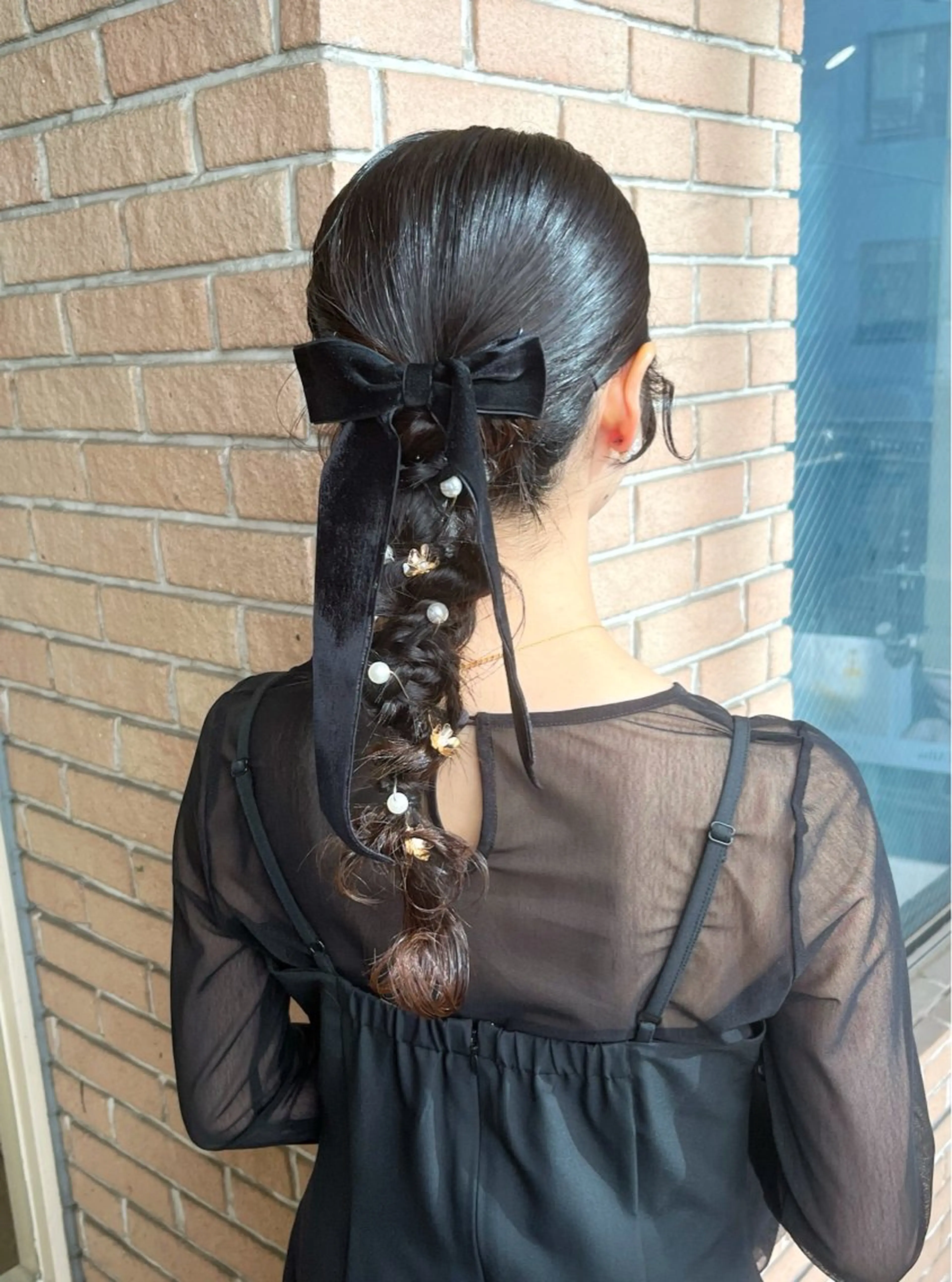 セミロング ヘアアレンジ ヘアセット ヘアセット💘 似合わせカラーのヘアスタイル