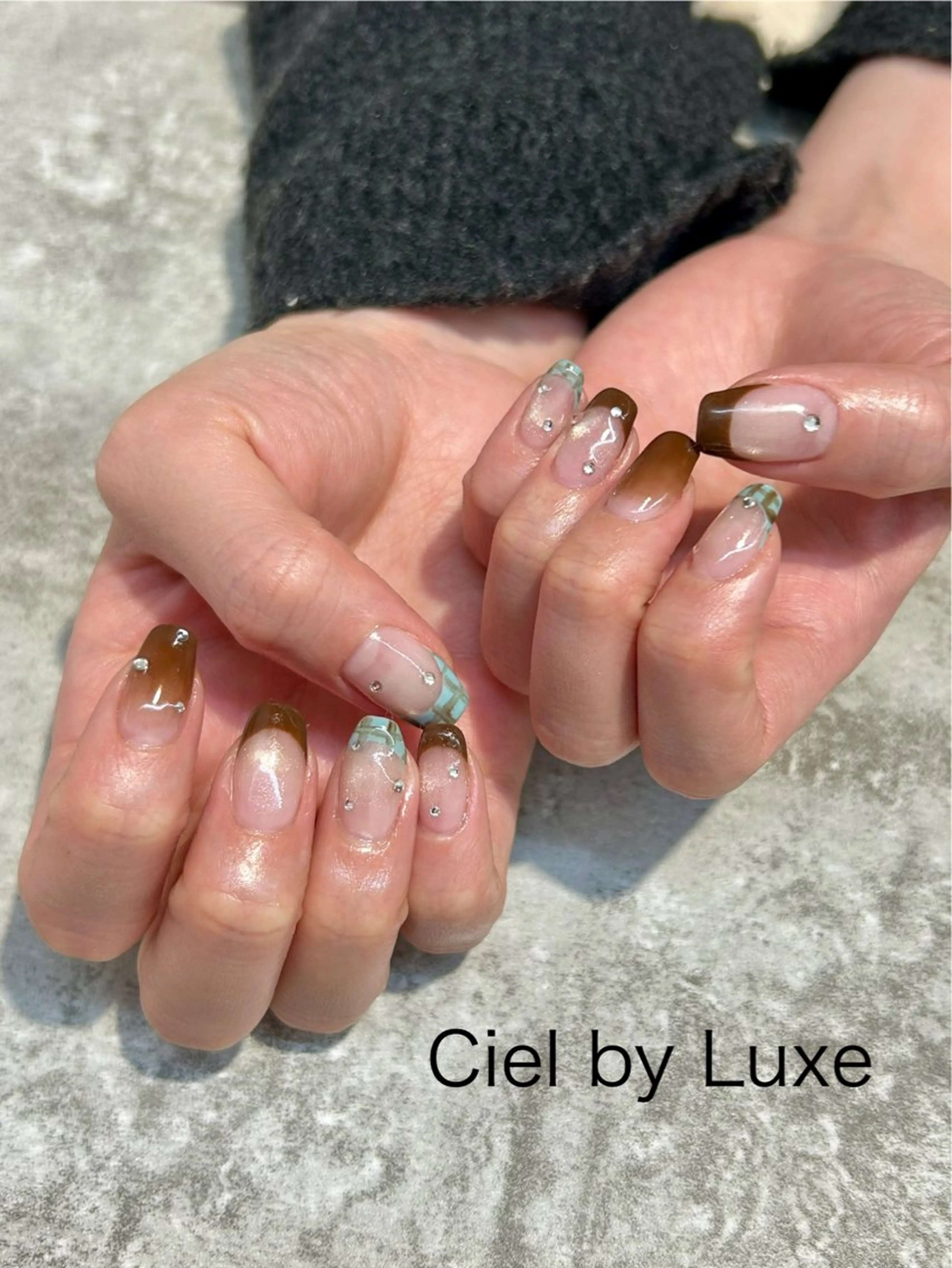 ネイル バレンタイン CielbyLuxe manamiのネイルデザイン
