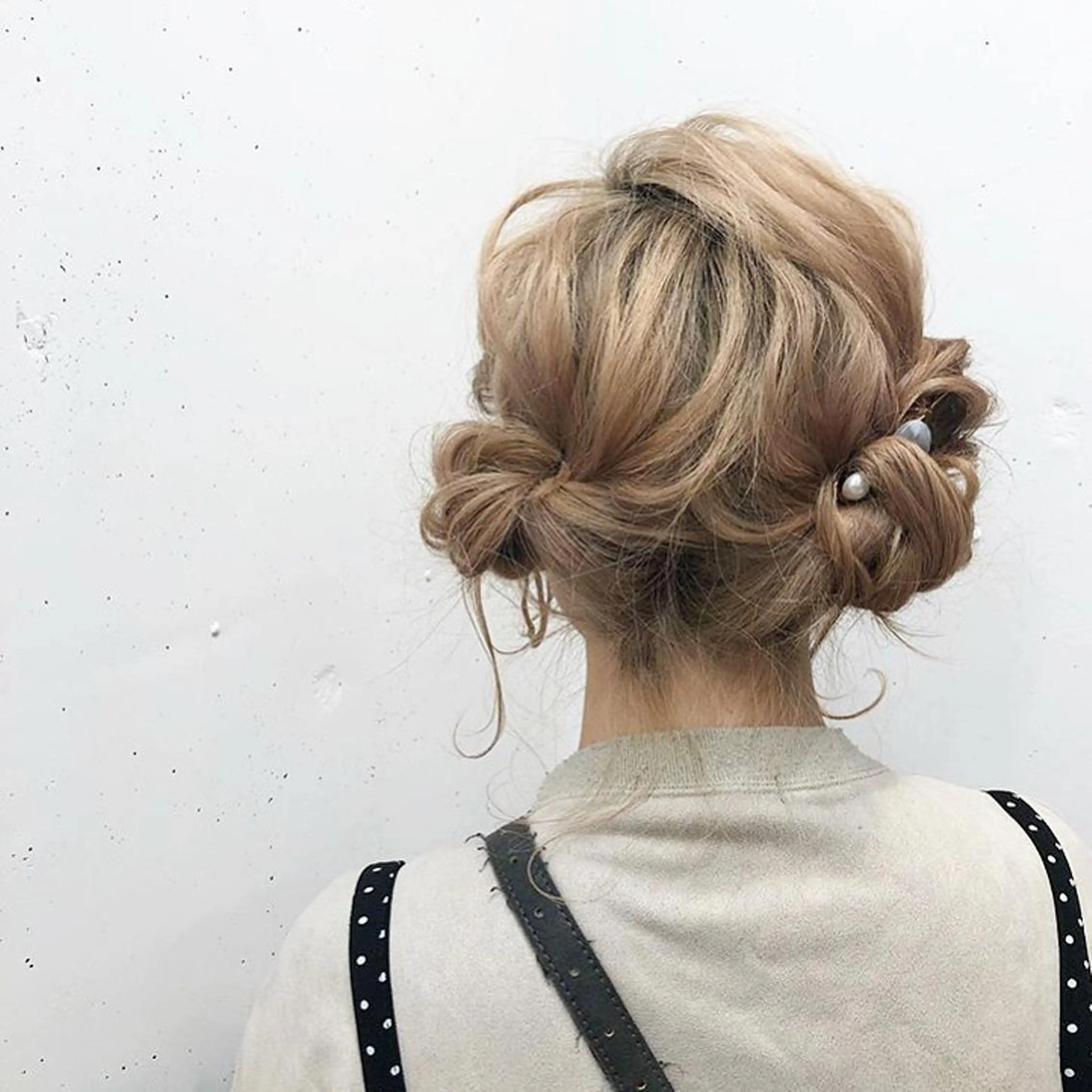 ヘアアレンジ お団子ヘア カット A/LEE所属・久保田 千尋のヘアスタイル