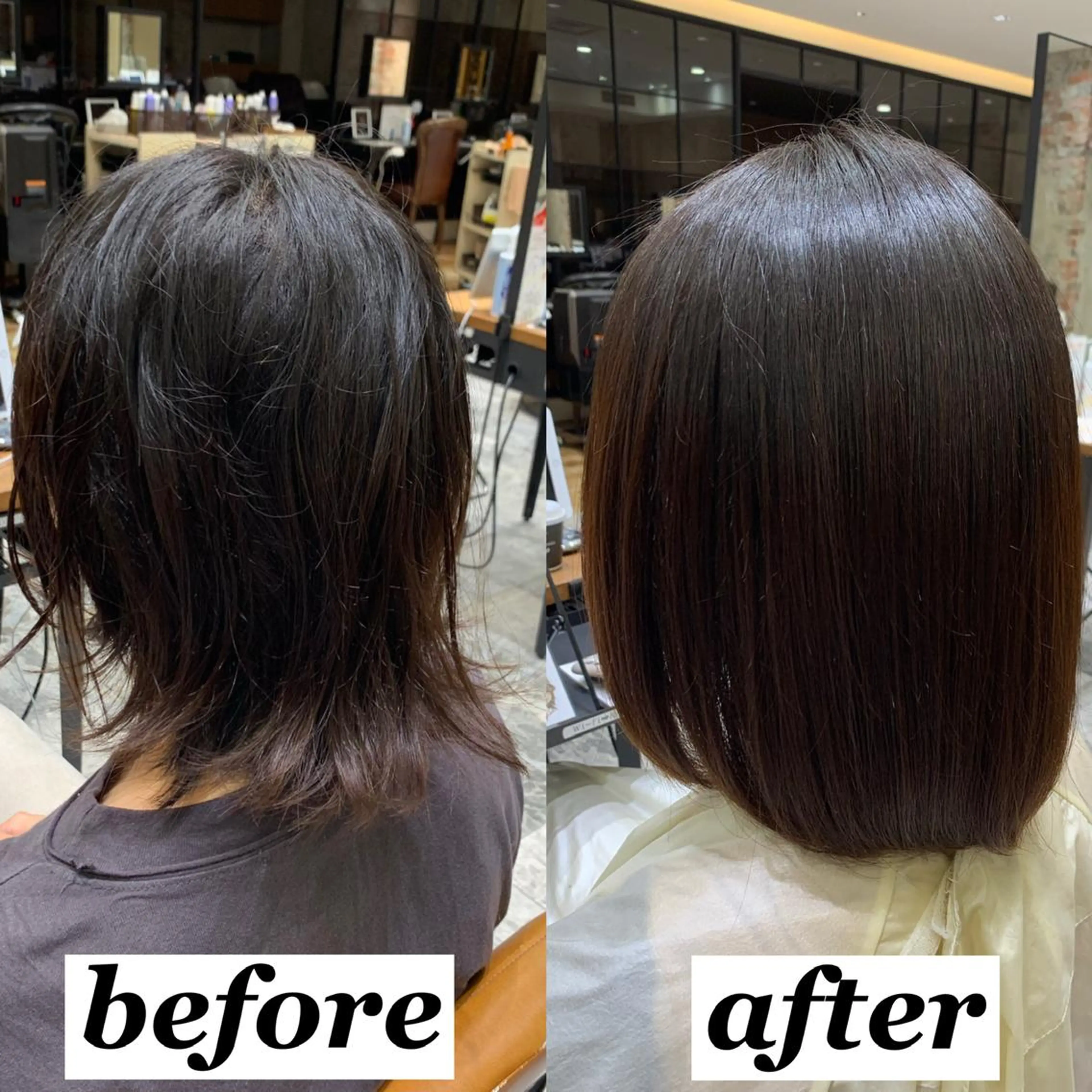 ミディアム パーマ くびれヘア ハイライト 髪質改善 レイヤーカット カット ヘアカラー 縮毛矯正 トリートメント 新宿✨顔周りカット 韓国ヘア/坂本亜裟海のヘアスタイル