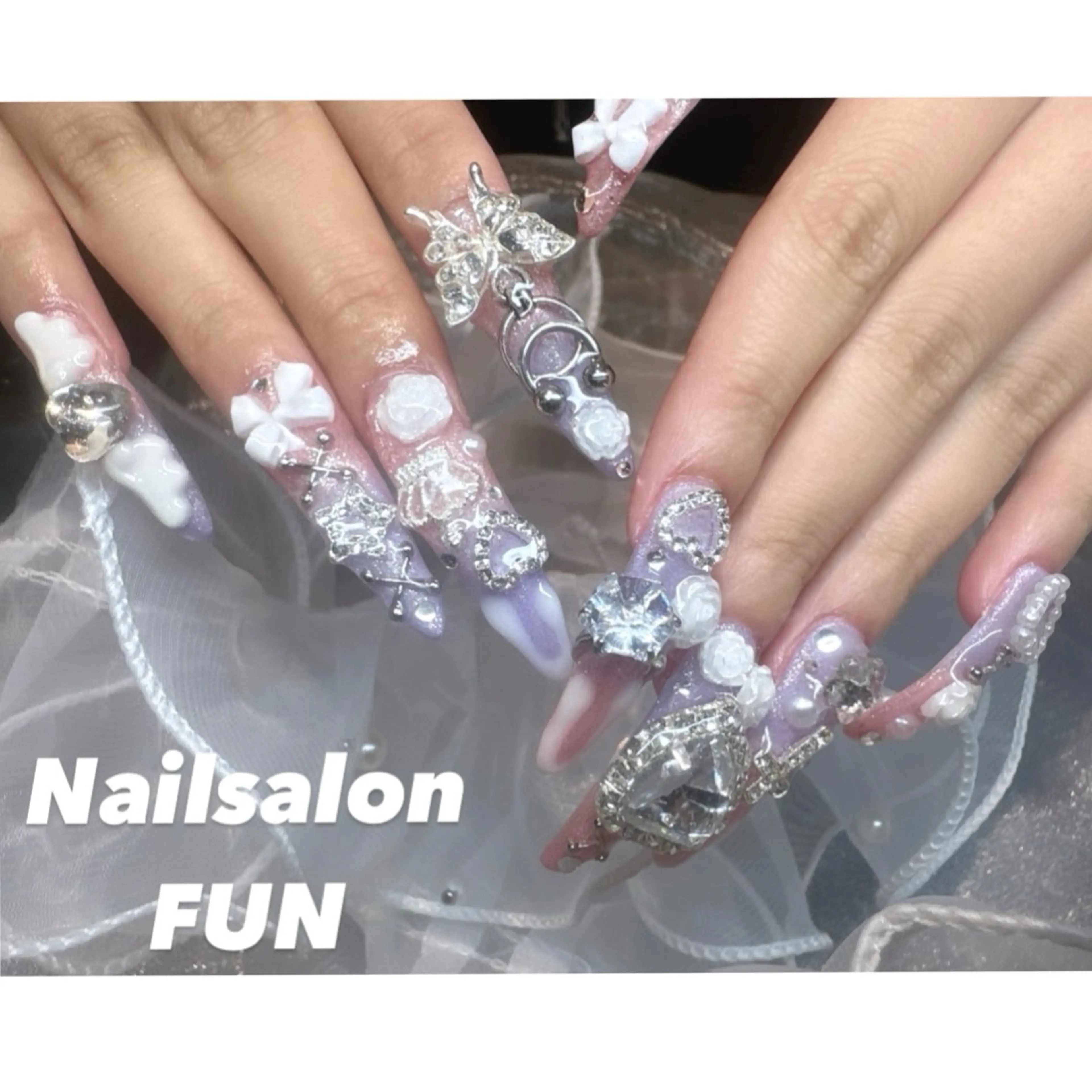 ネイル アートネイル ロングネイル メンズネイル ショートネイル ネイルチップ ハンドネイル Nailsalon FUN🌈のネイルデザイン