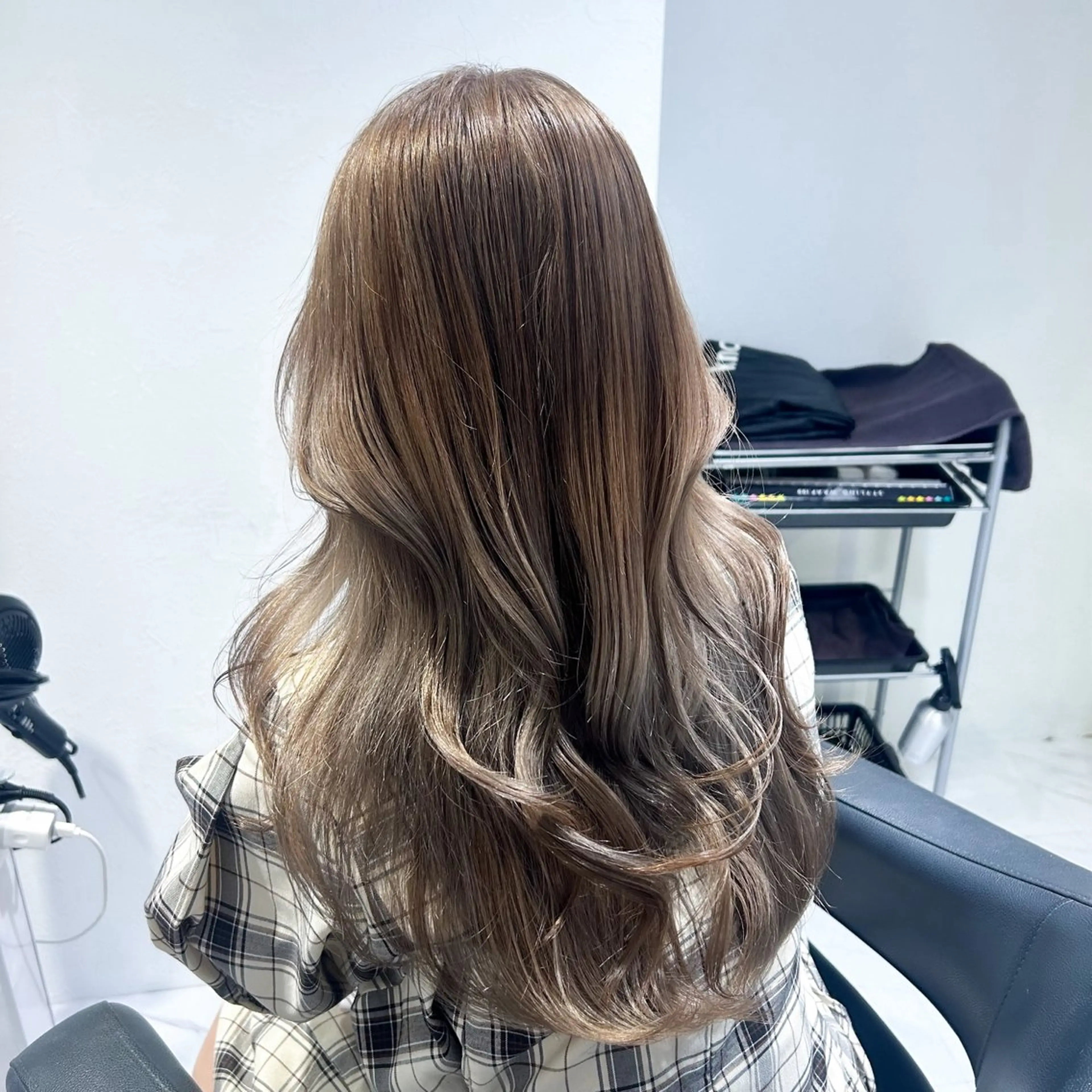 ロング カラー ヘアカラー トリートメント 表参道/透明感カラー /暗髪/ジュキヤのヘアスタイル