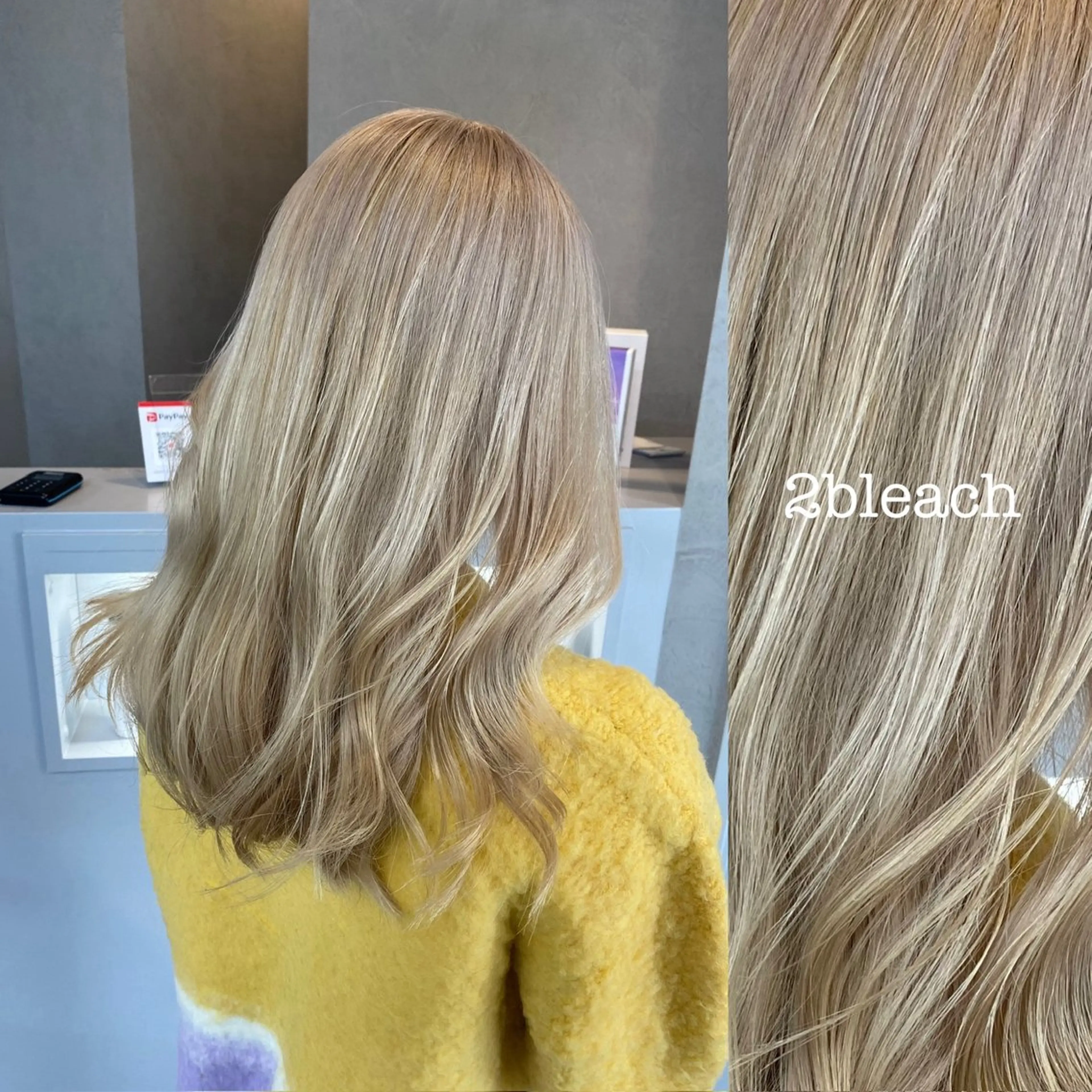 ミディアム カラー ブリーチ ケアブリーチ デザインカラー ハイトーンカラー インナーカラー ヘアカラー トリートメント GISEL 小倉のヘアスタイル
