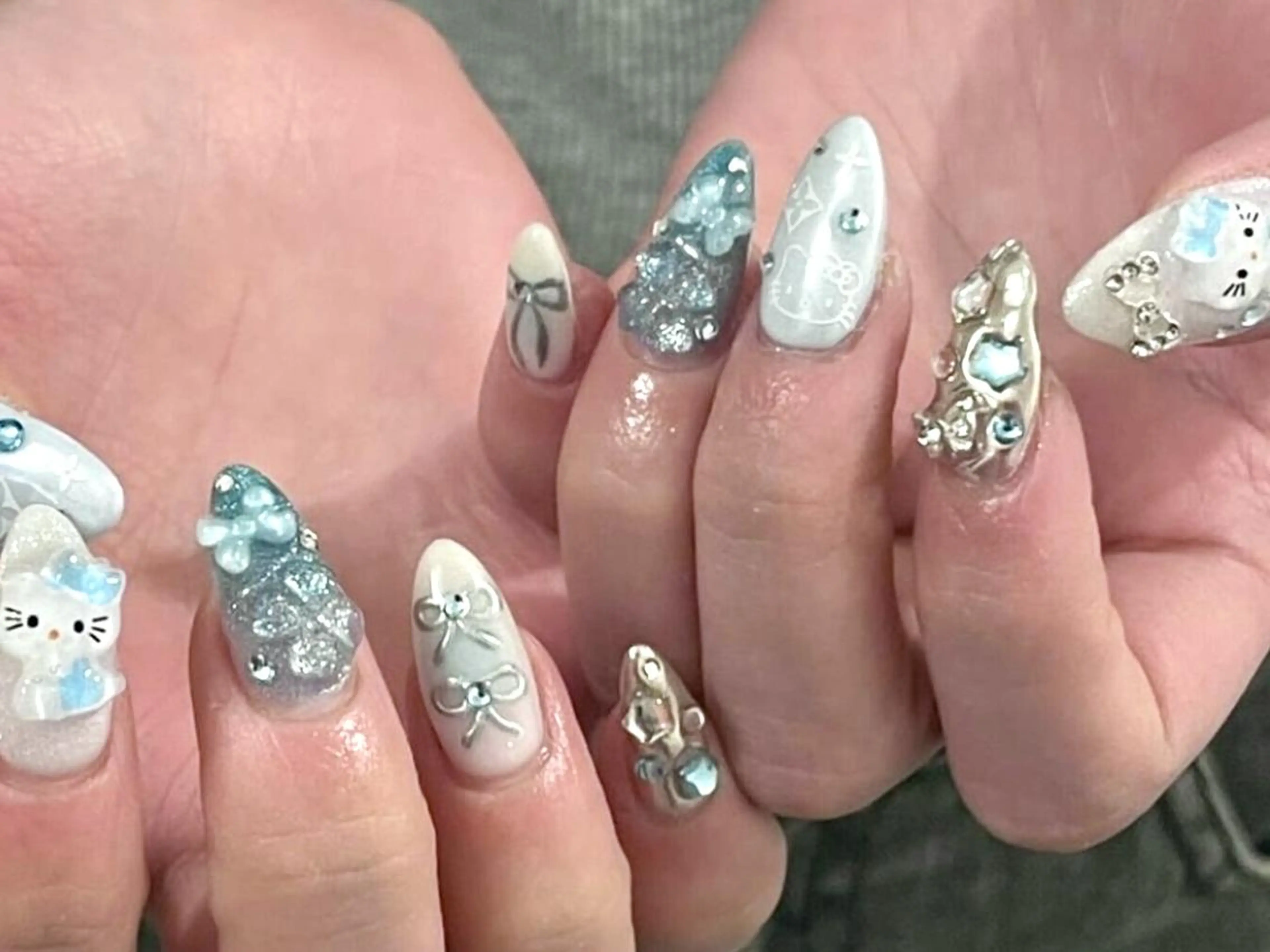 ネイル アートネイル 持ち込み 🦋y y Nail 🤍のネイルデザイン
