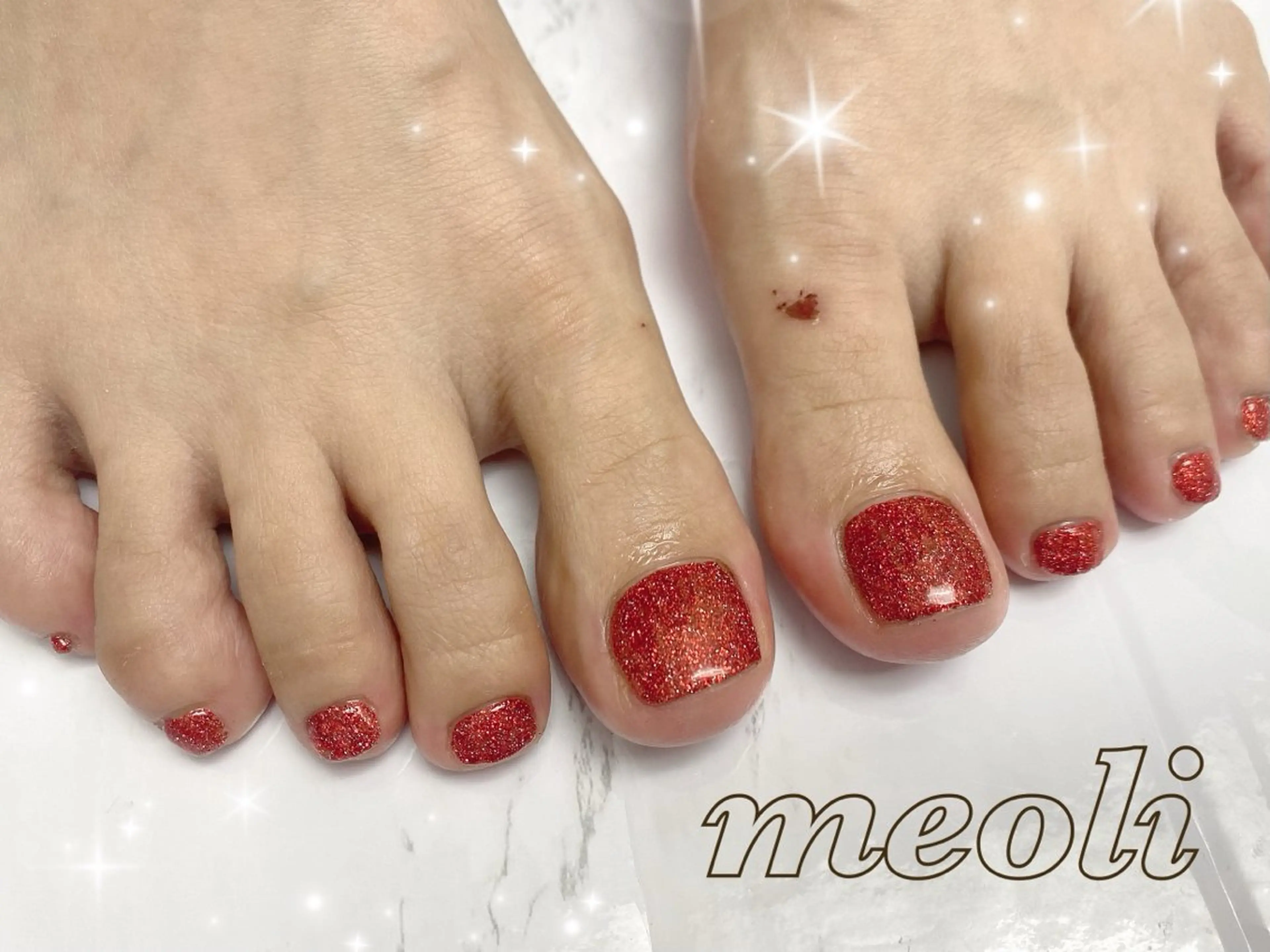 ネイル フットネイル nail salon meoli メグのネイルデザイン
