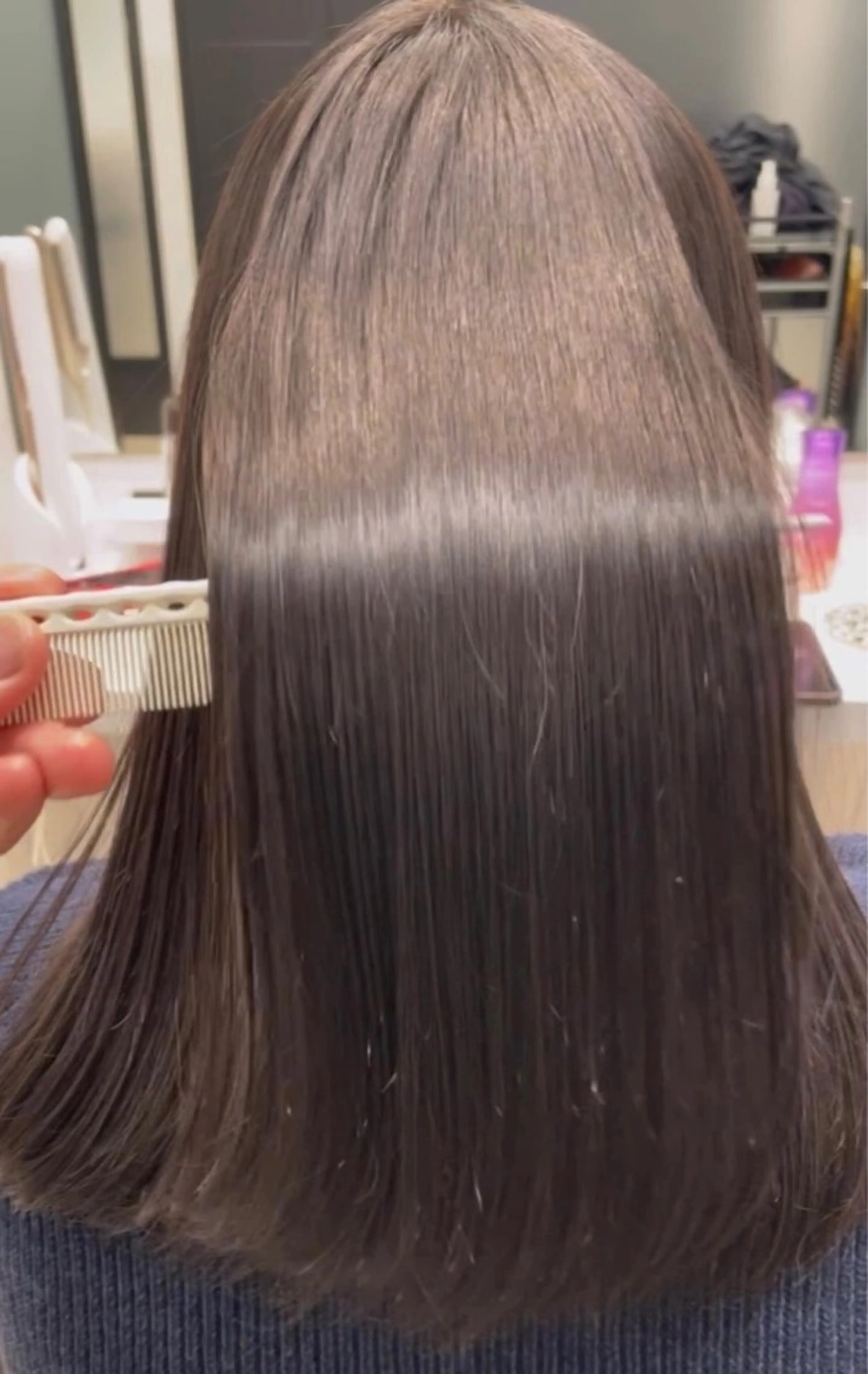 ロング カット 縮毛矯正 トリートメント SALOWIN梅田 サロウィン所属・縮毛•酸性矯正特化/ 美髪•髪質改善/KJのヘアスタイル