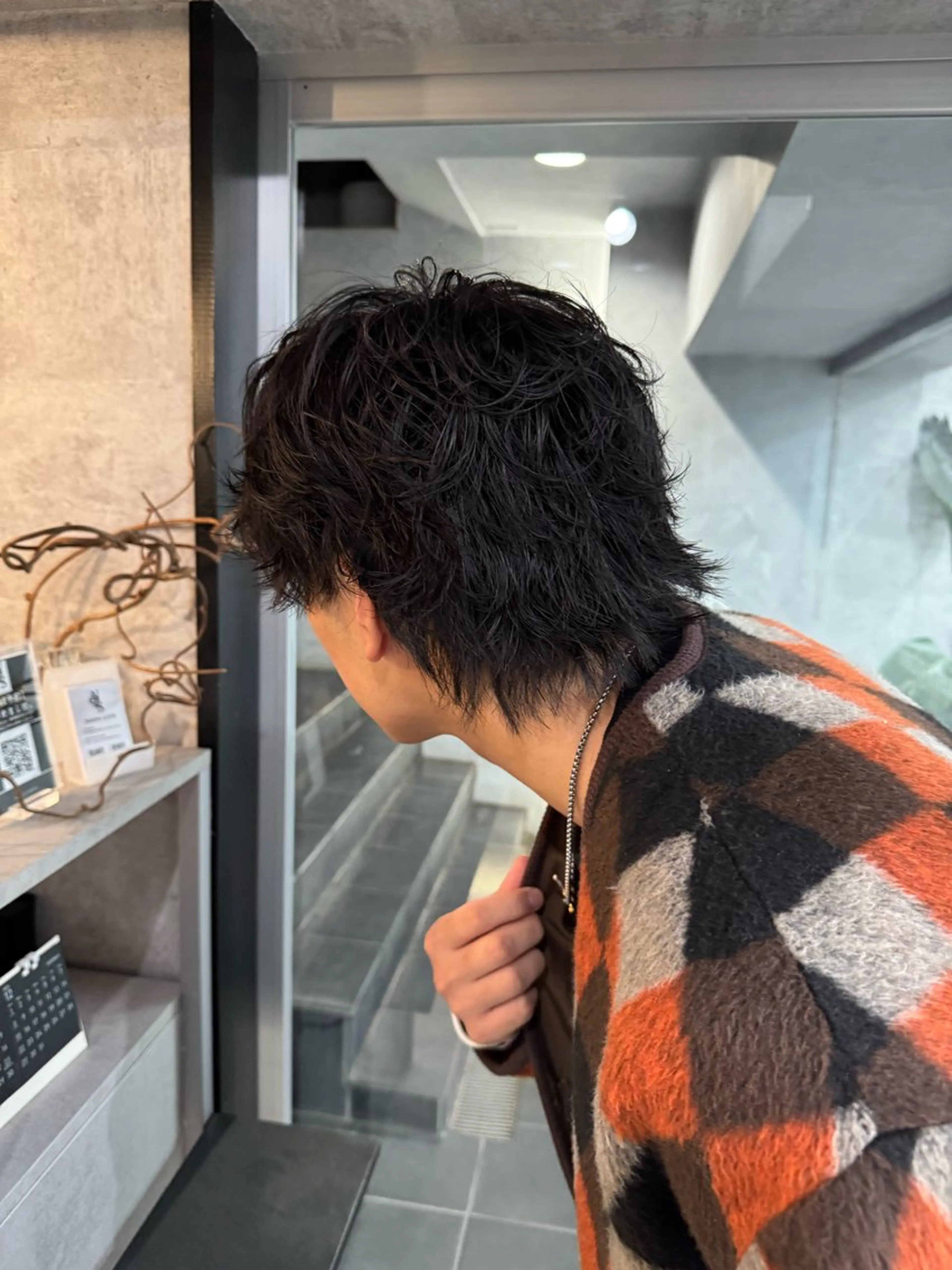 パーマ メンズ カット パーマ あなたのお悩み改善" You"💚❤️💛のヘアスタイル