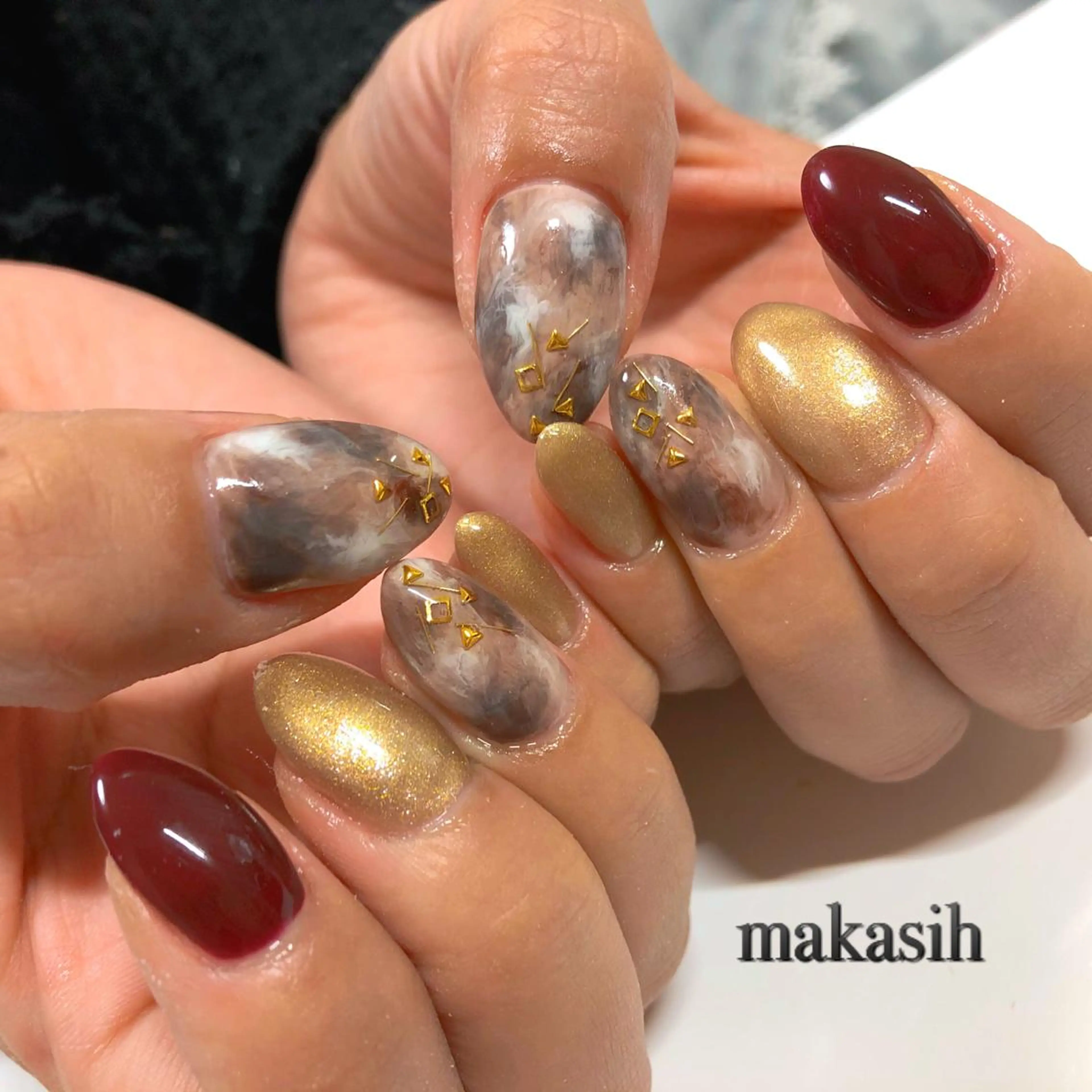 ネイル ニュアンスネイル 冬ネイル 濱田 美菜子のエステ・リラクイメージ