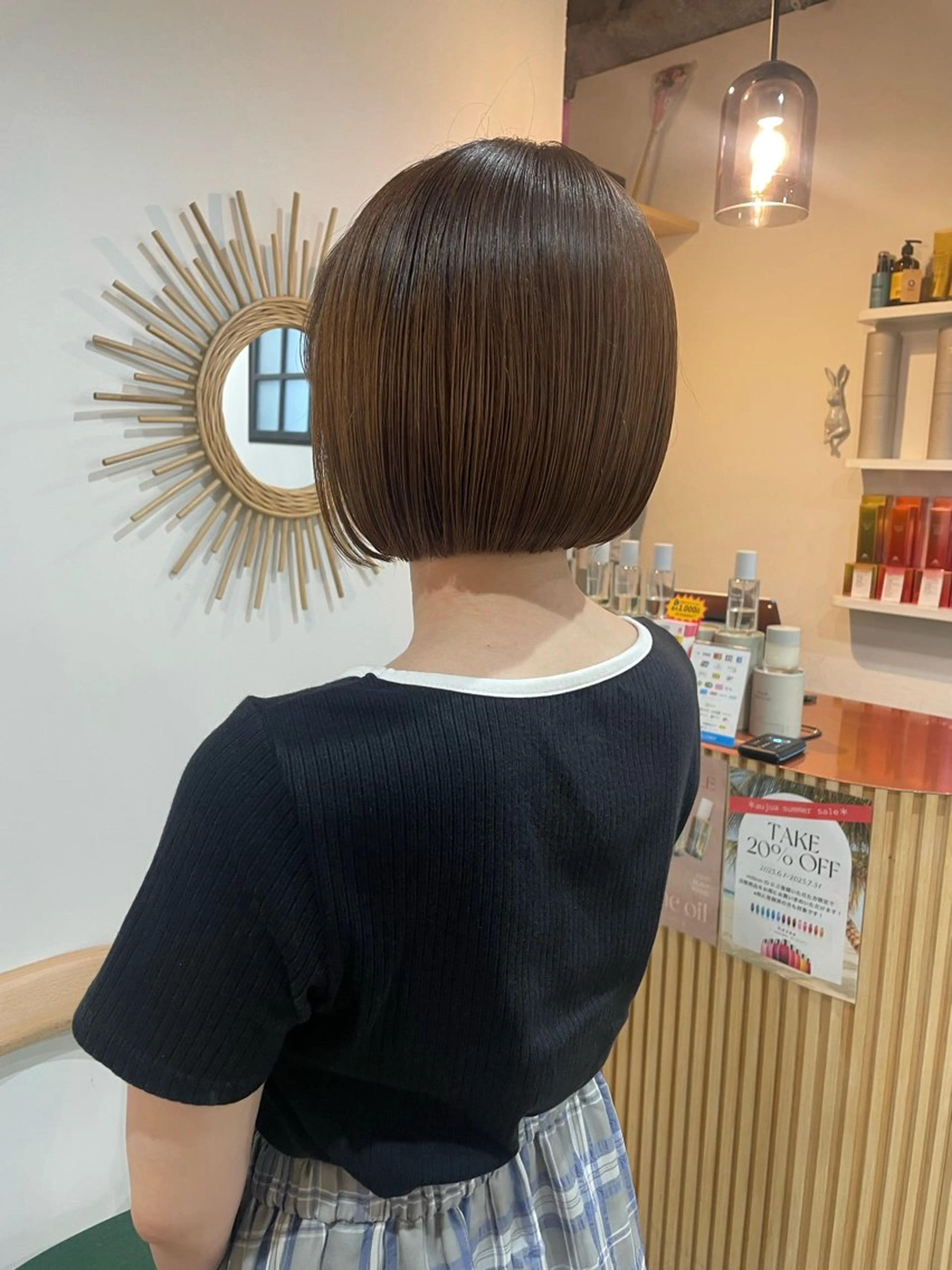 ショート ボブ stay she 荻窪所属・メンズ無料カット/ ヘアアレンジ/咲美のヘアスタイル