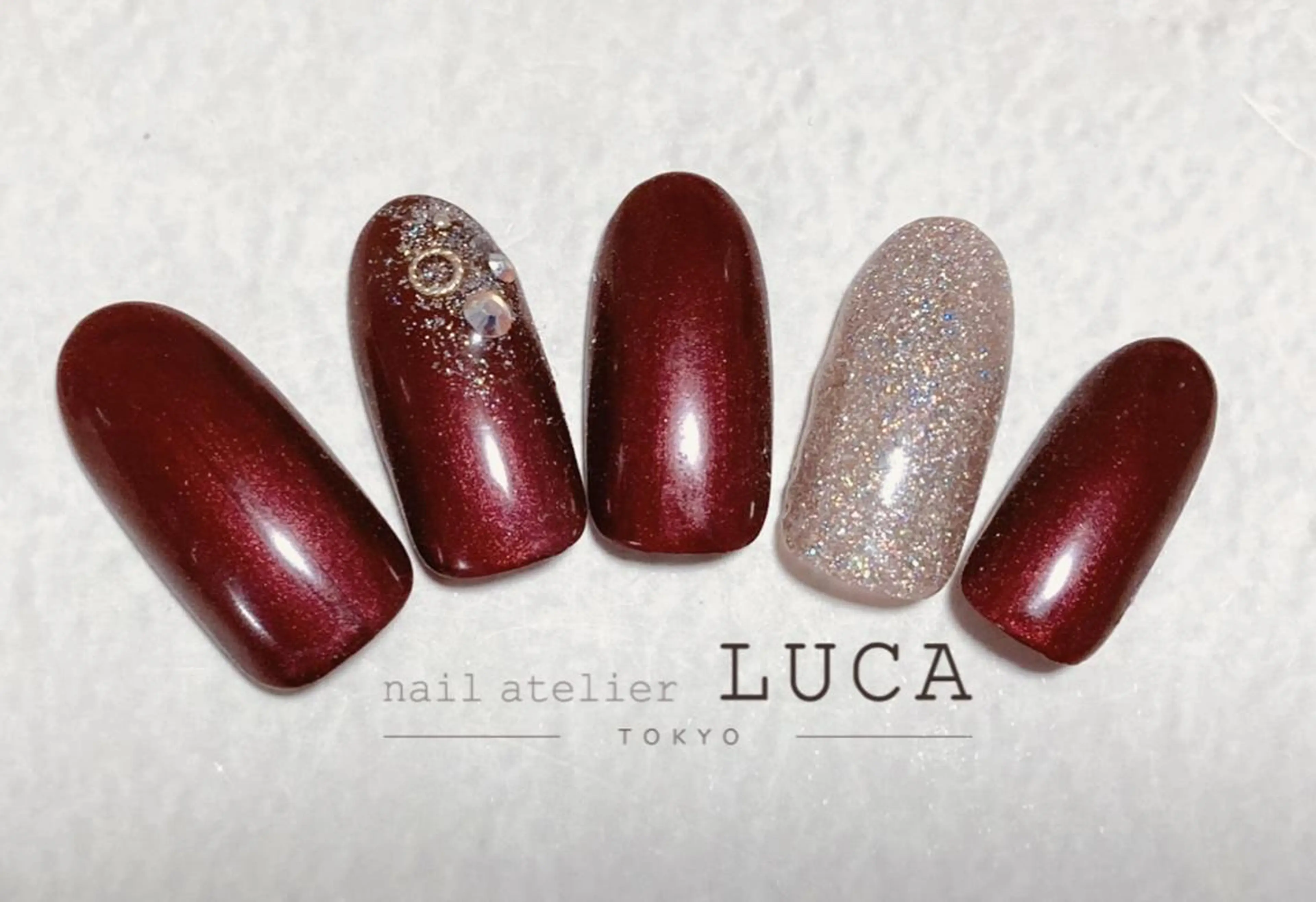 ネイル フレンチネイル ジェルネイル パラジェル シンプルネイル ハンドネイル ネイルアトリエルカ スタッフのネイルデザイン