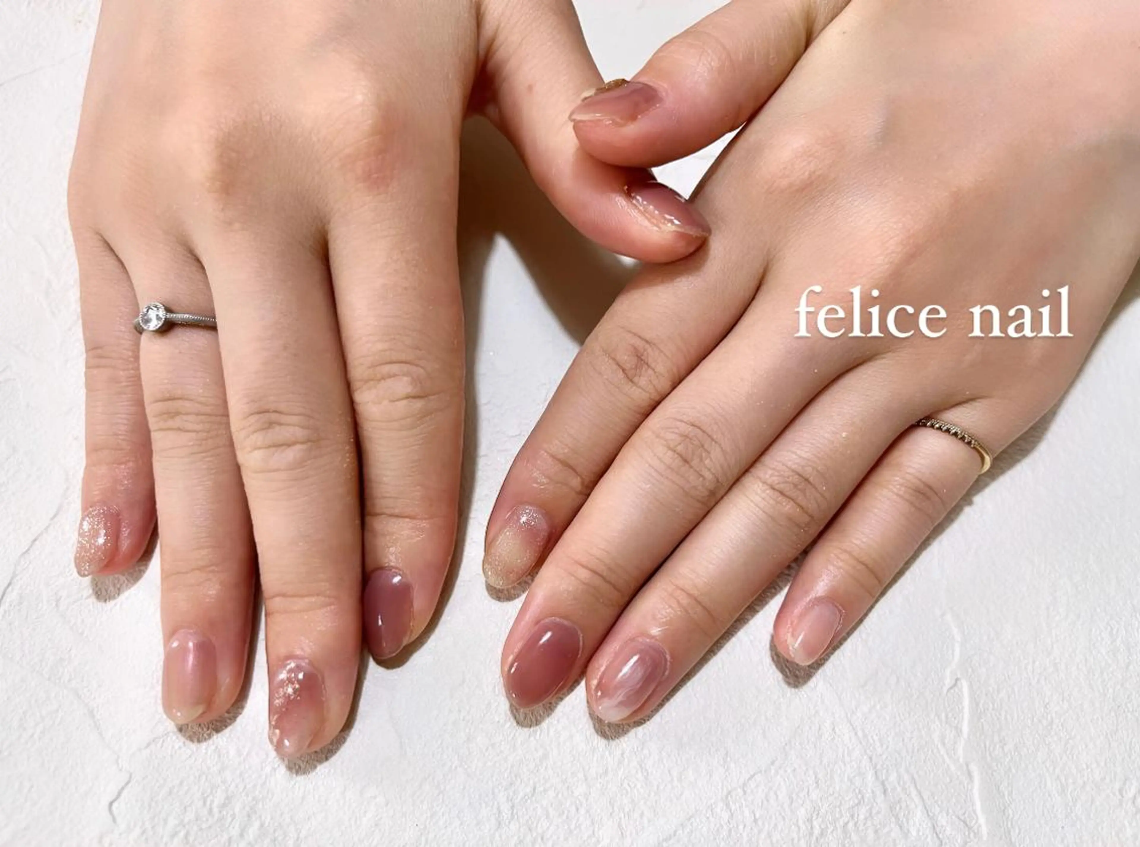 ネイル ニュアンスネイル felice nailのネイルデザイン