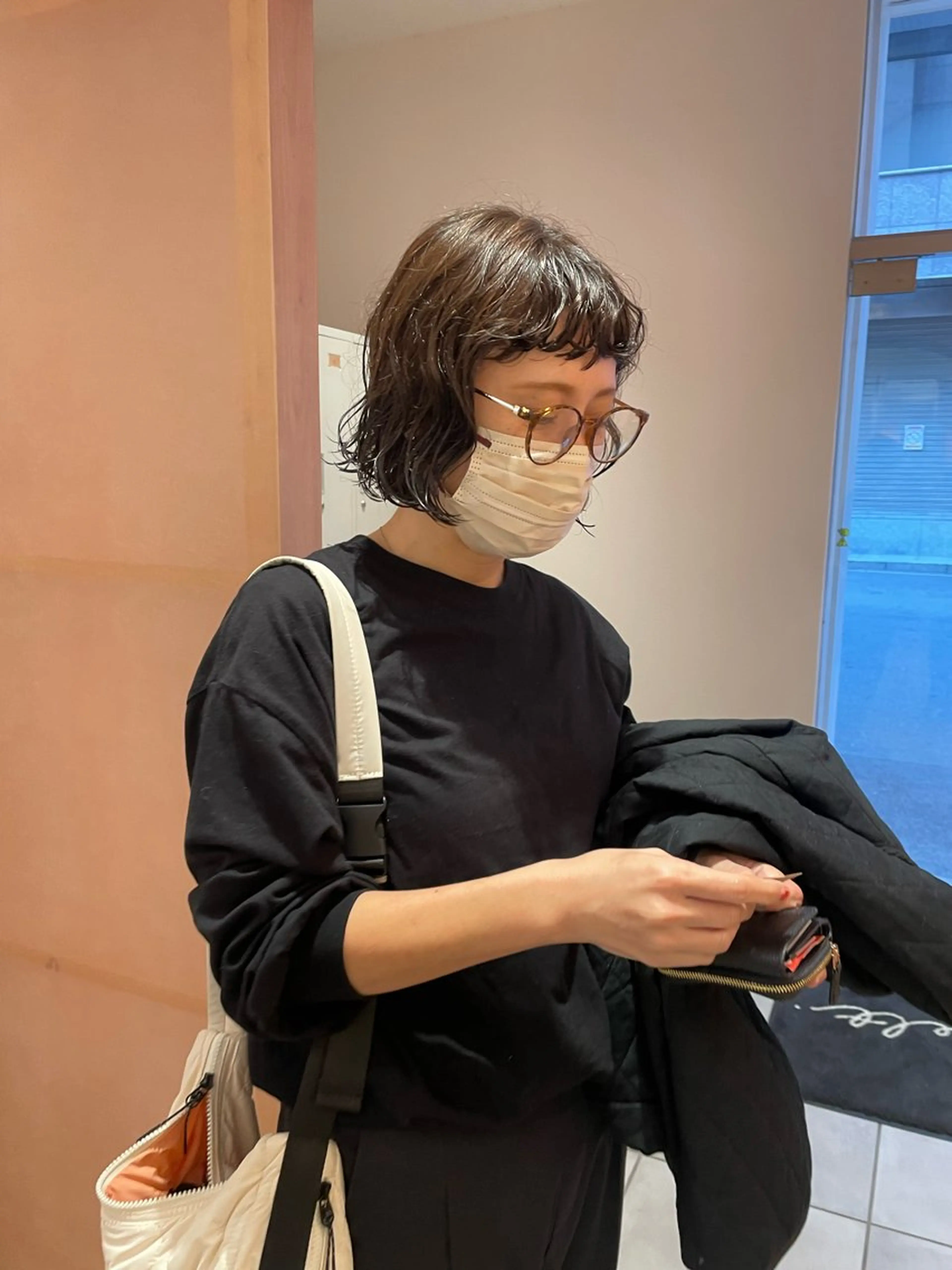 ショート パーマ 前原  千尋のヘアスタイル