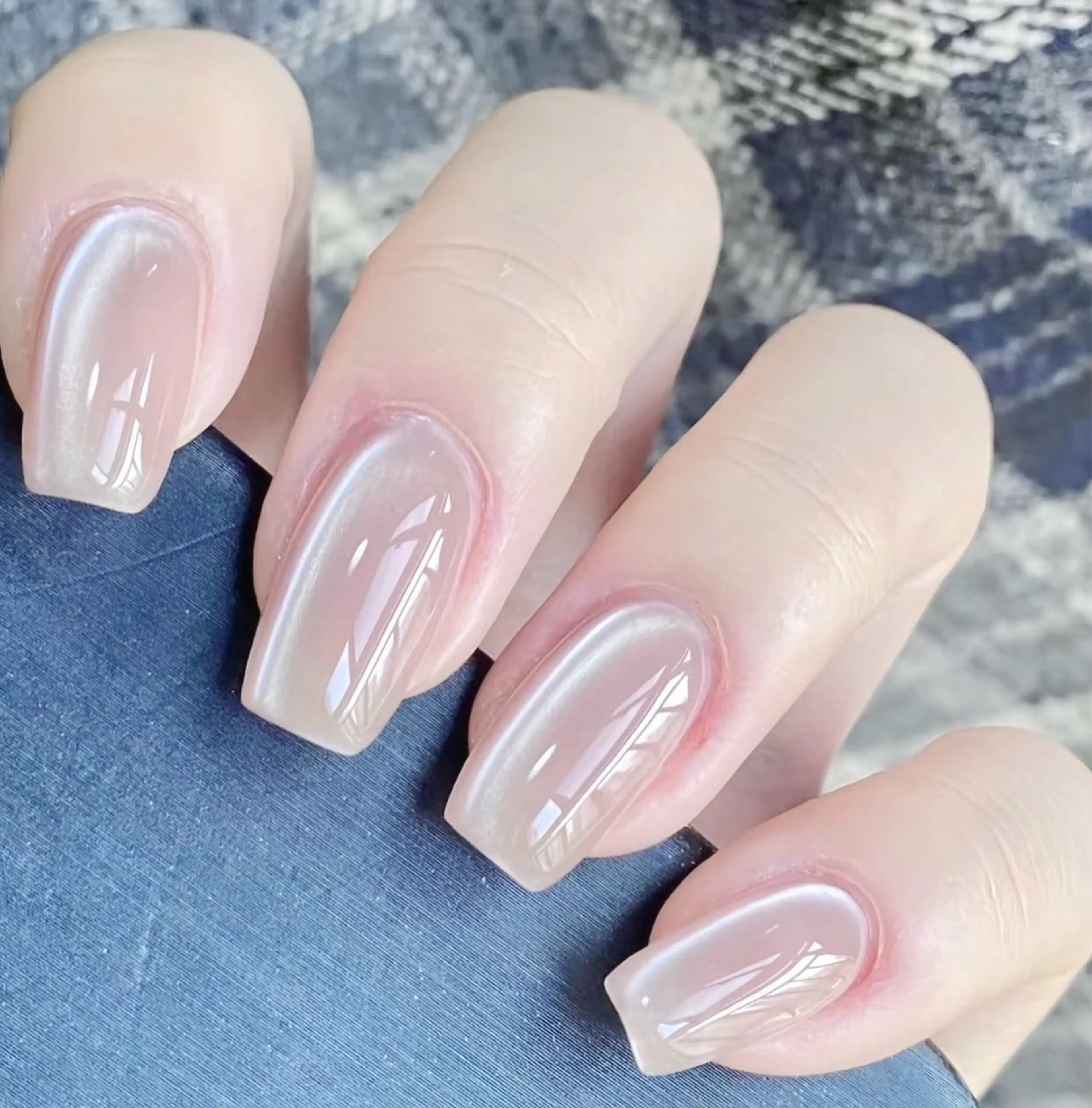 ネイル オーロラネイル チークネイル フットネイル フレンチネイル ジェルネイル NEW NAIL💞 yukiのネイルデザイン