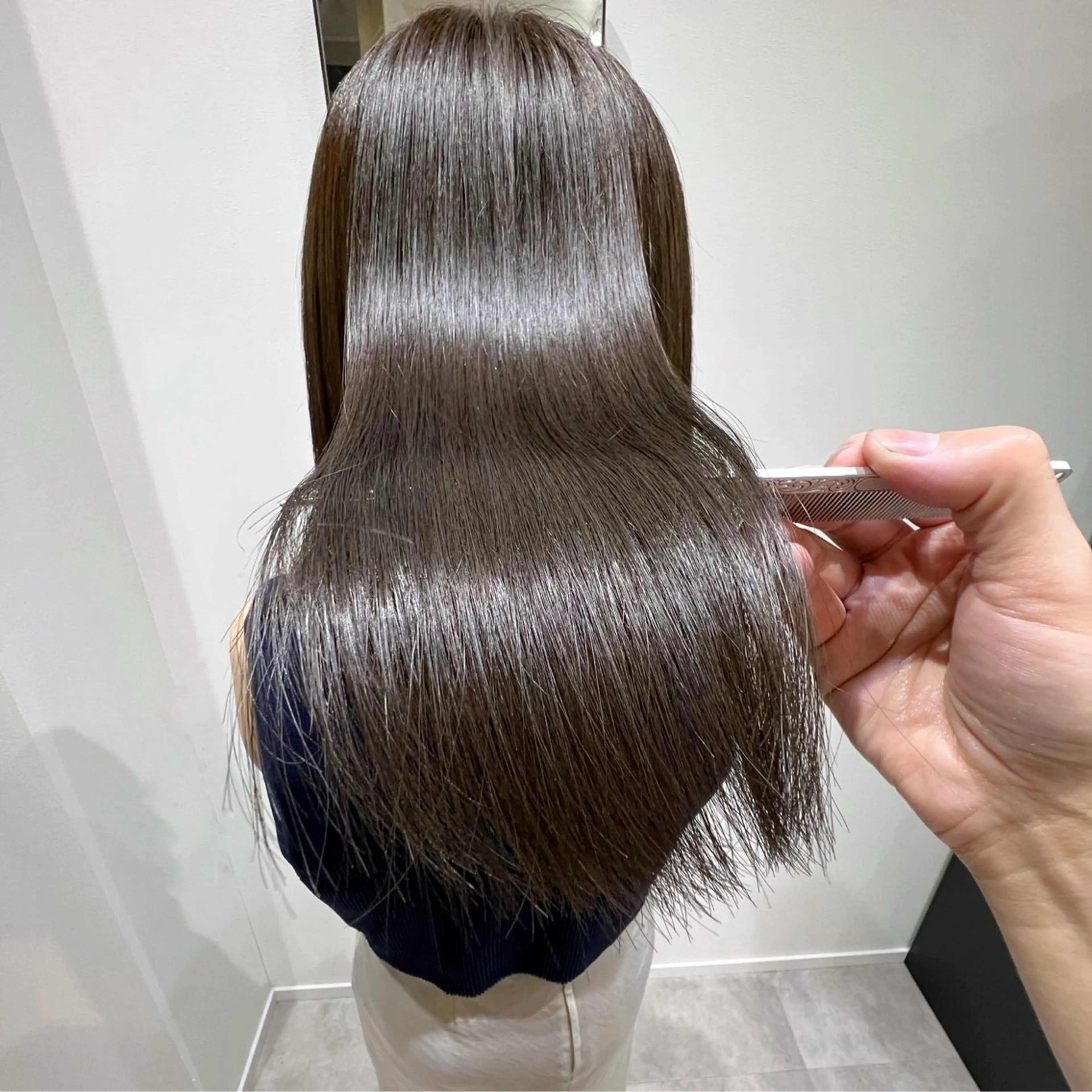 ロング カラー ヘアアレンジ 顔まわり職人🇰🇷 韓国ヘア/KAITOのヘアスタイル