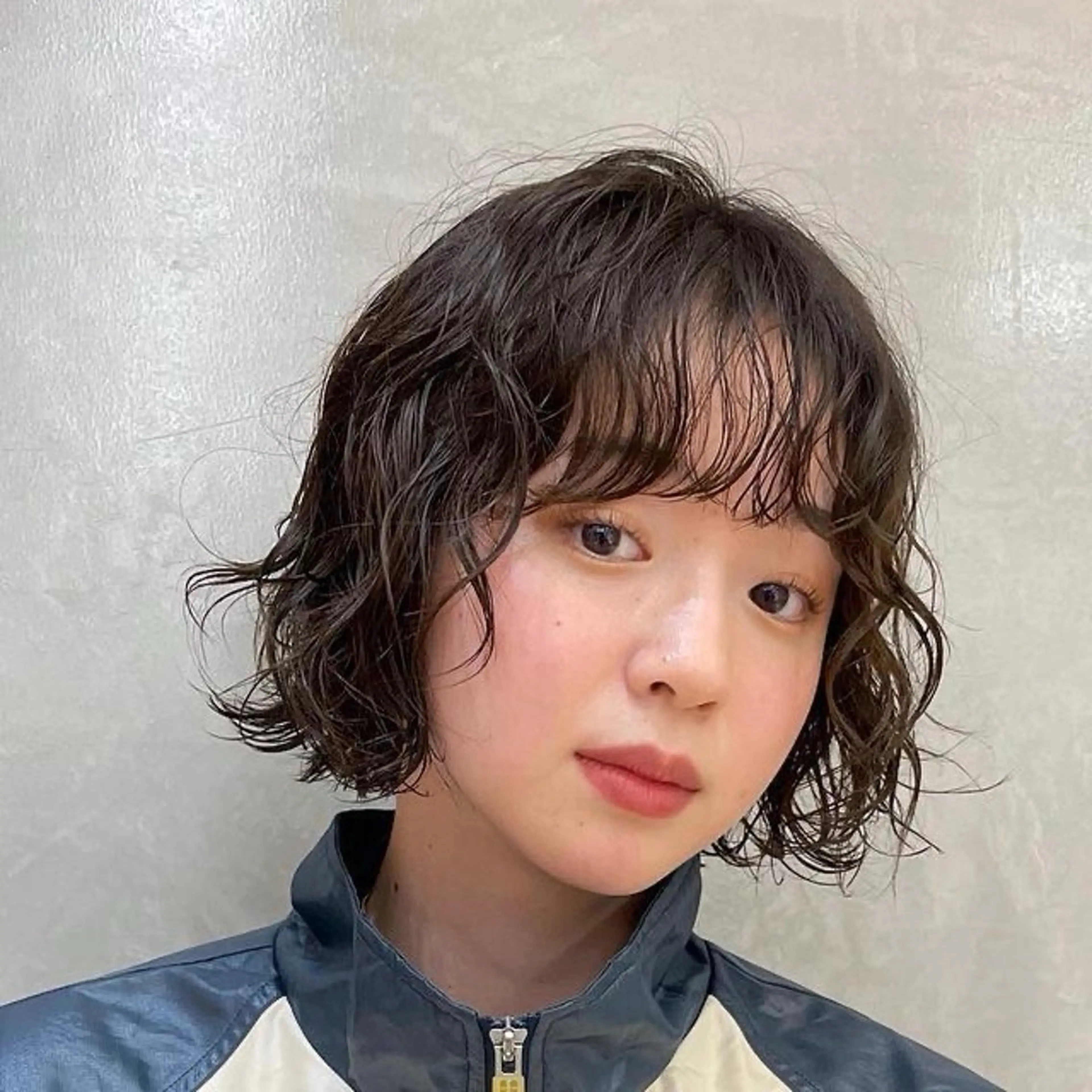 ショート パーマ 三輪 南月のヘアスタイル