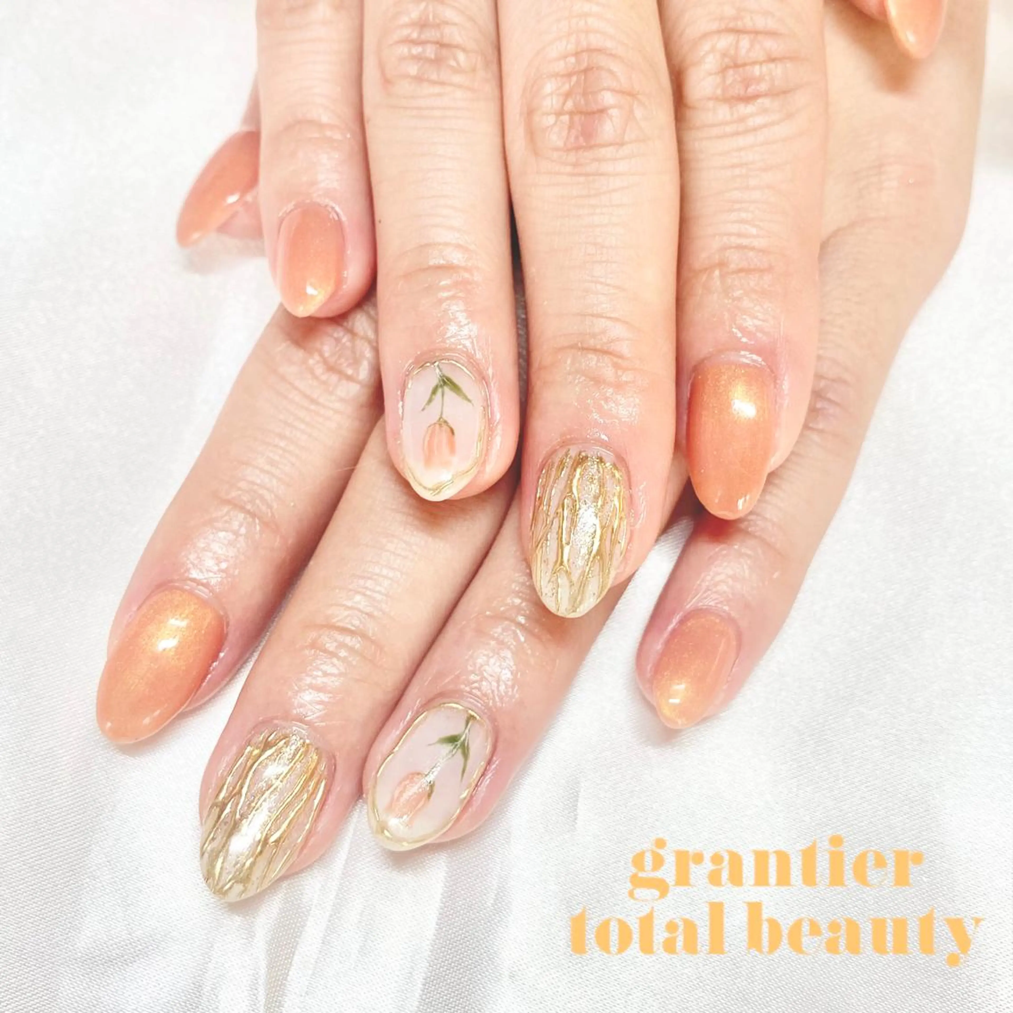 ネイル 春ネイル ハンドネイル grantier beautyのネイルデザイン