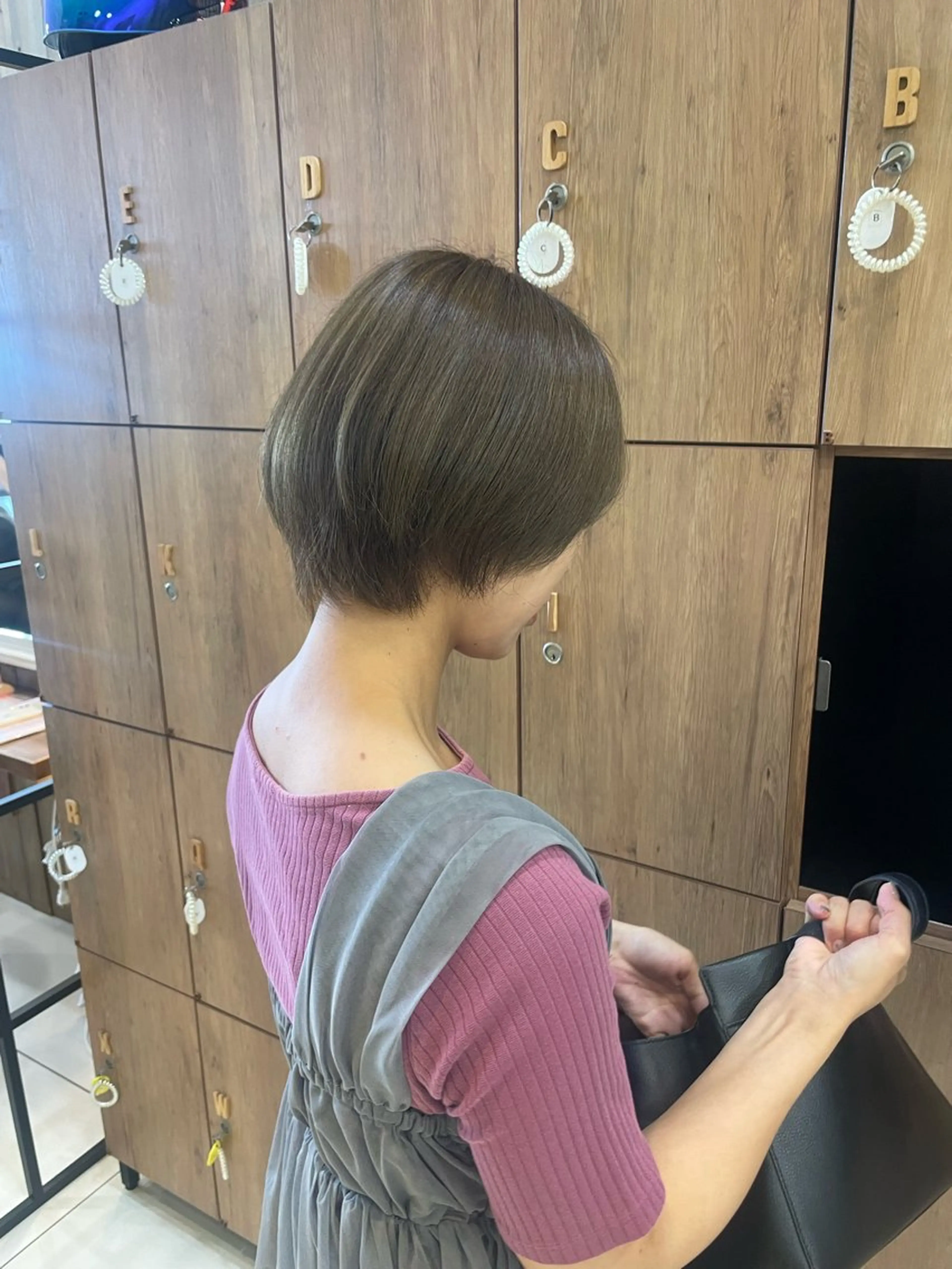 ショート 韓国カラー／エクステ 松戸梨杏のヘアスタイル