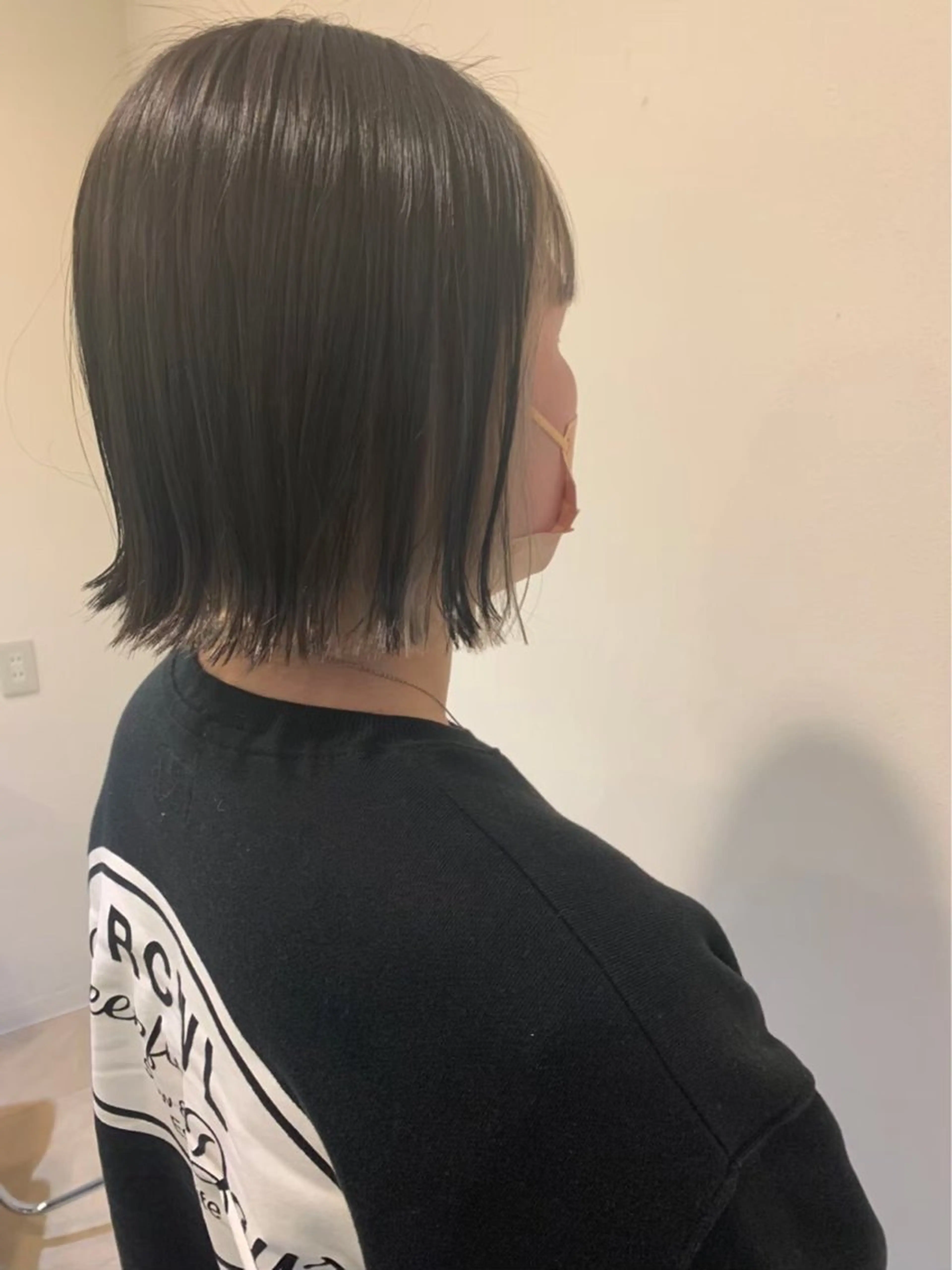 ミディアム ボブ N&A CONTi所属・阿部 桃花のヘアスタイル