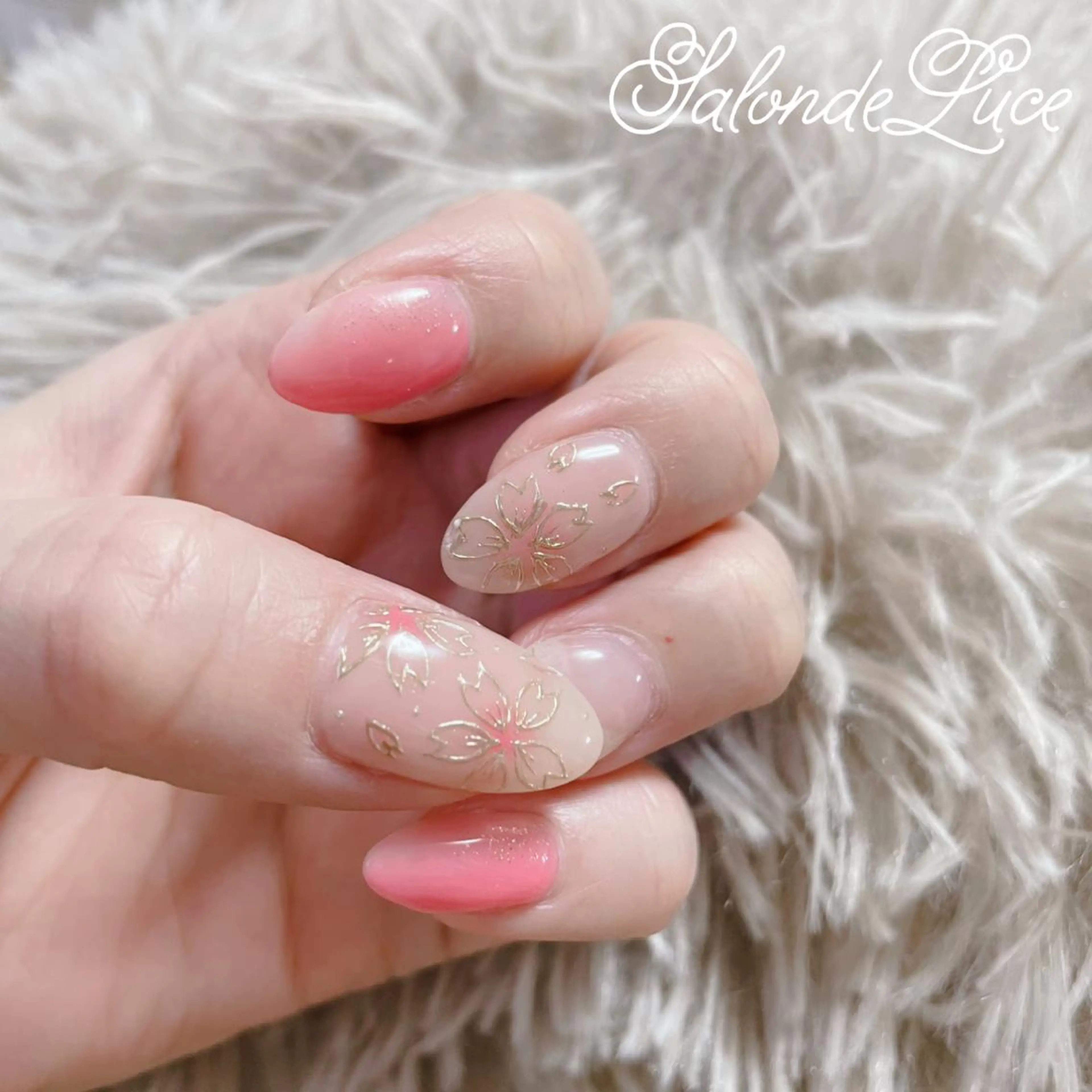 ネイル 桜ネイル Salon de Luceのネイルデザイン