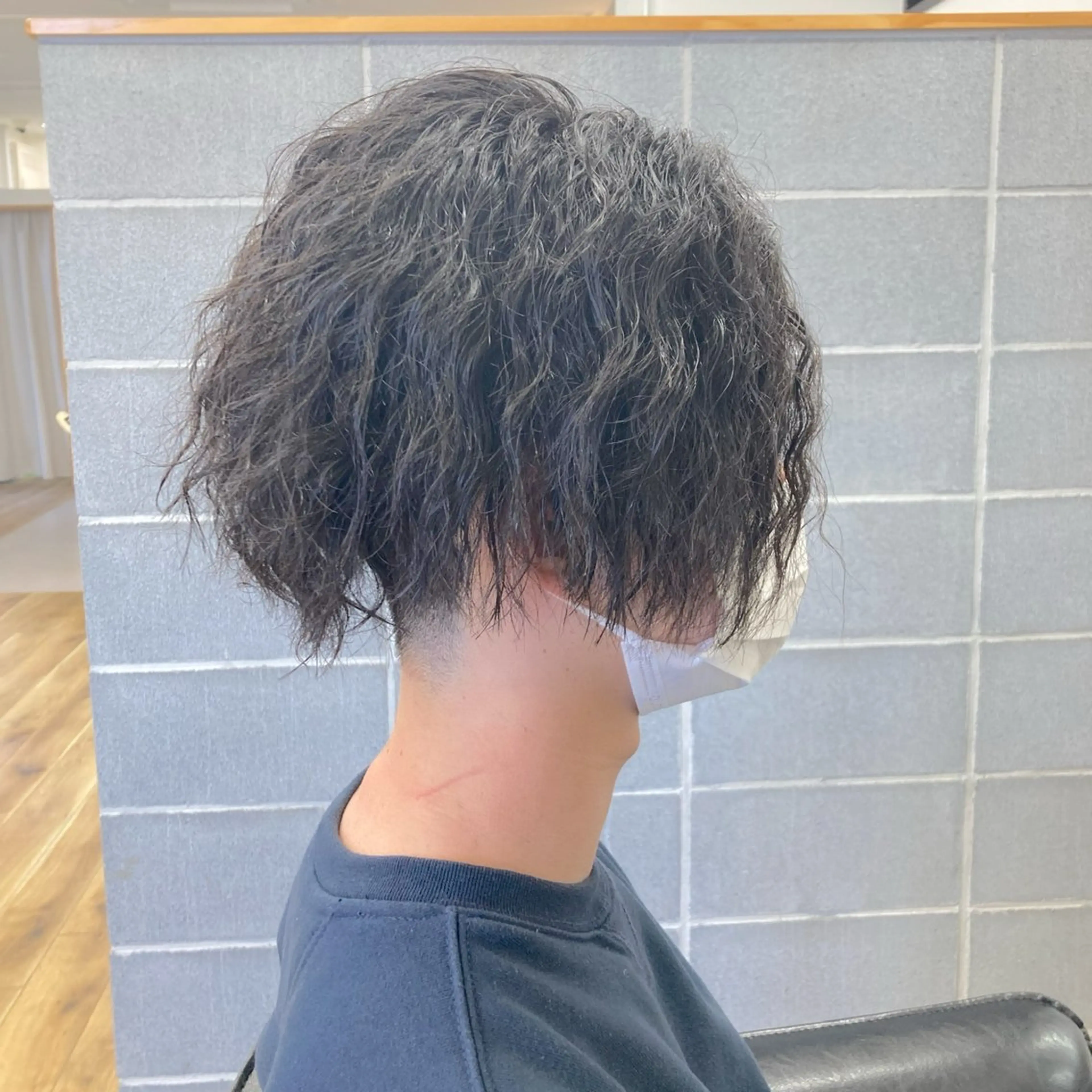 ミディアム カット パーマ メンズ特化/垣見 隼人のヘアスタイル