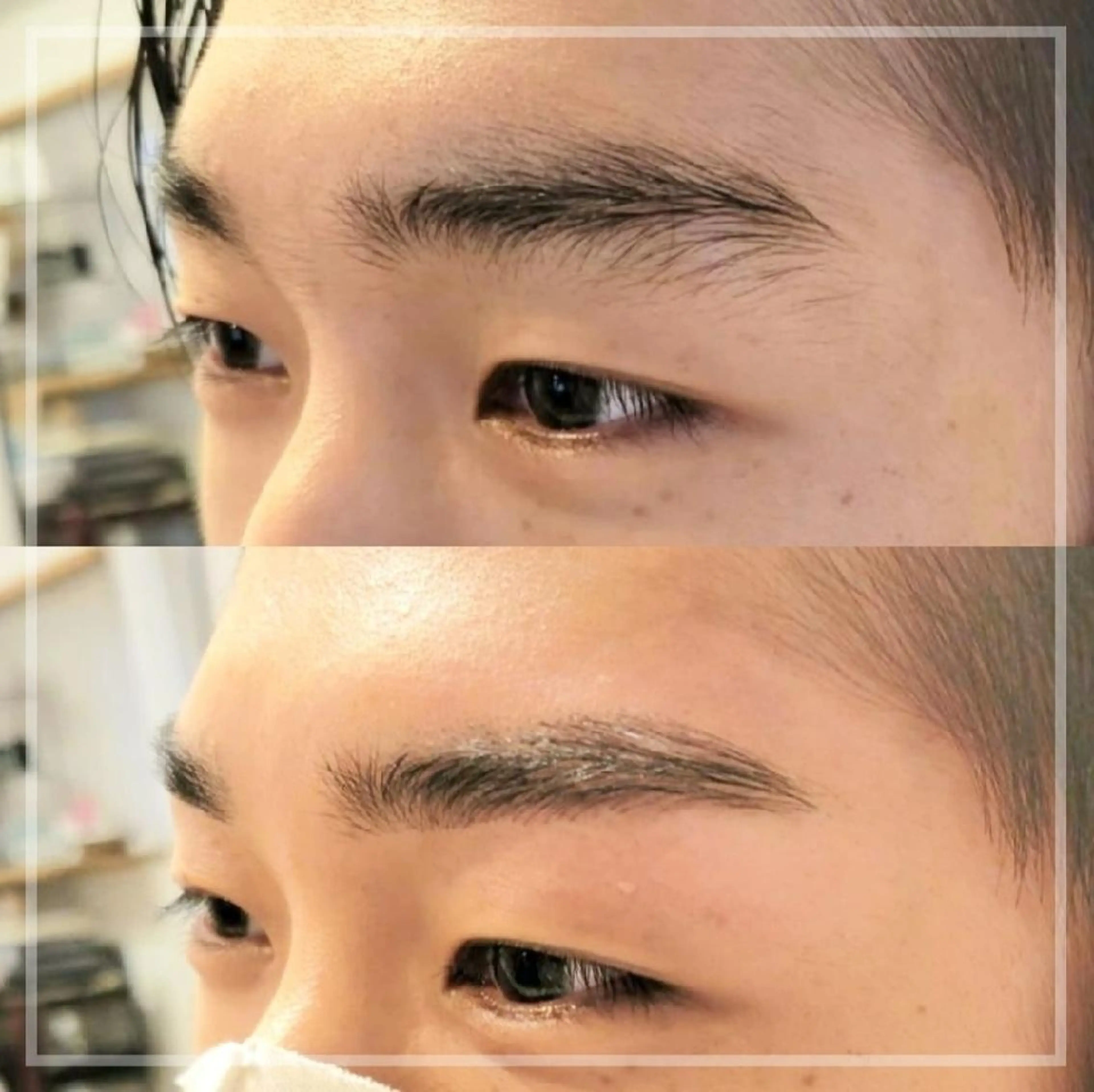 メンズ アイブロウ ワックス脱毛 メンズ/眉/髭脱毛 Laule'a の眉毛・アイブロウイメージ