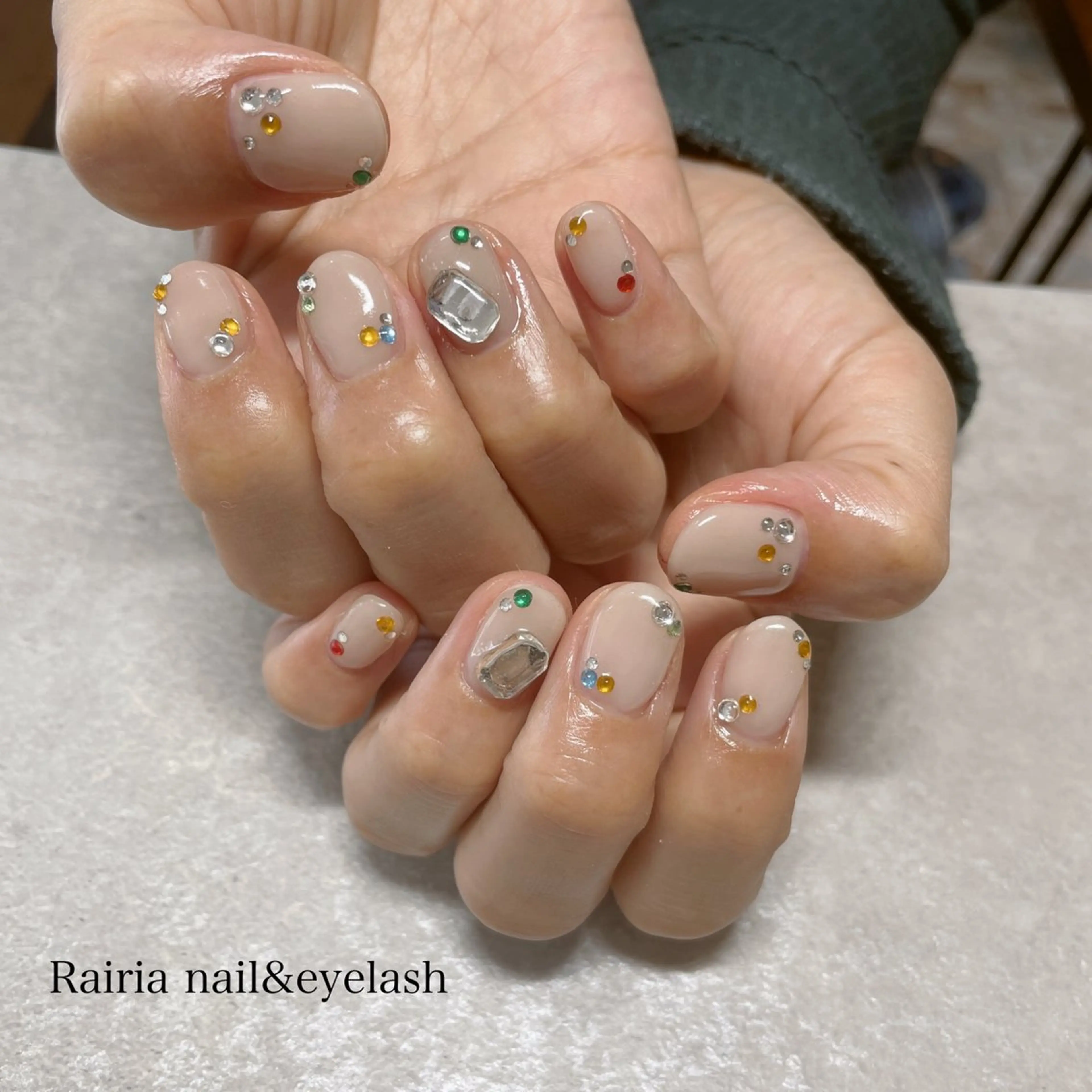 ネイル 持ち込み ハンドネイル Rairia nail&eyelash小岩店所属・Rairianail 小岩店のネイルデザイン