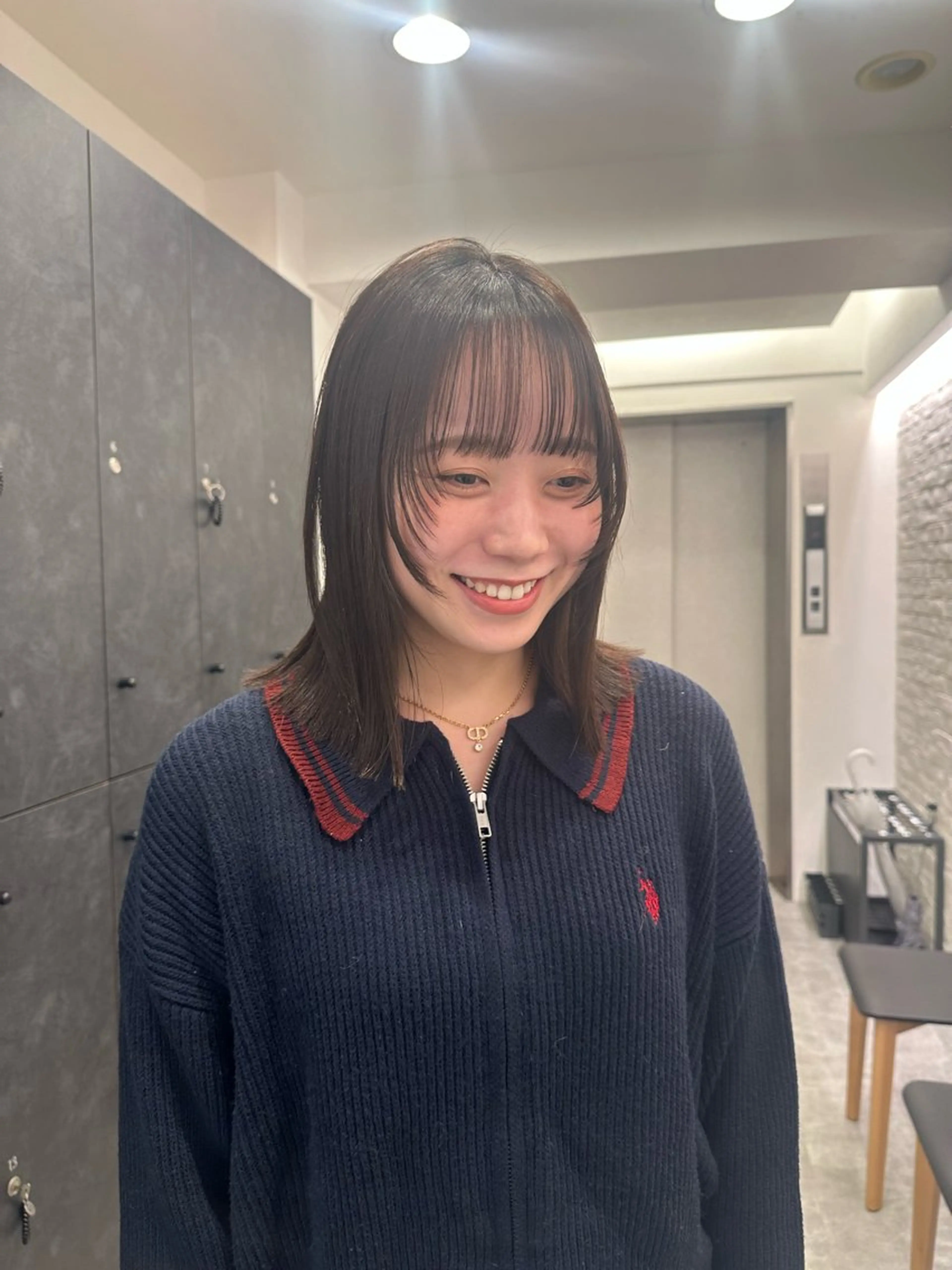 ミディアム カラー グレージュ 銀座/ヘアセット シマムラ ミホのヘアスタイル