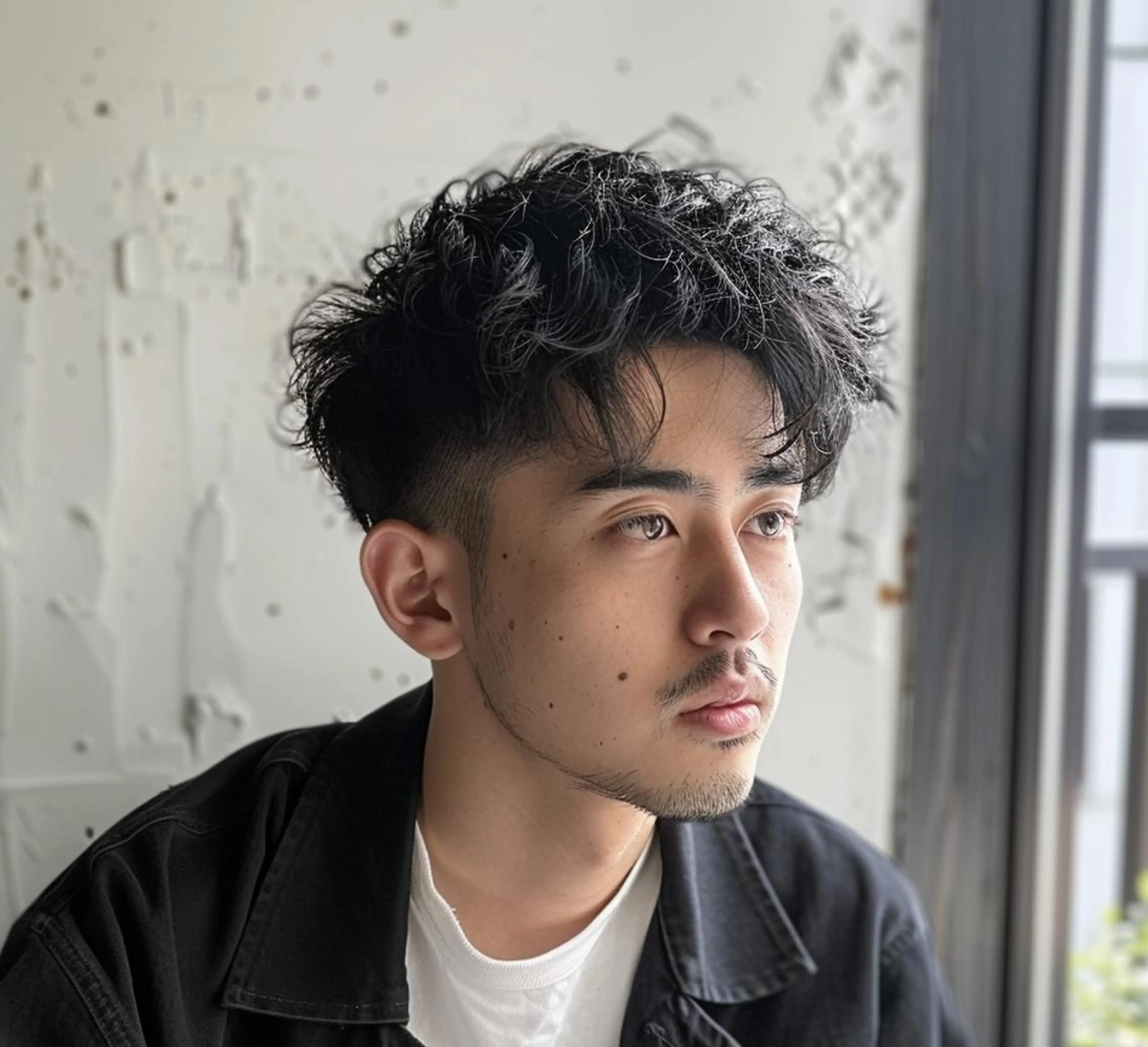 パーマ 髪質改善 酸性ストレート 酸熱トリートメント ストレートパーマ Glimpse  大濠店所属・赤嶺/メンズカット メンズパーマのヘアスタイル