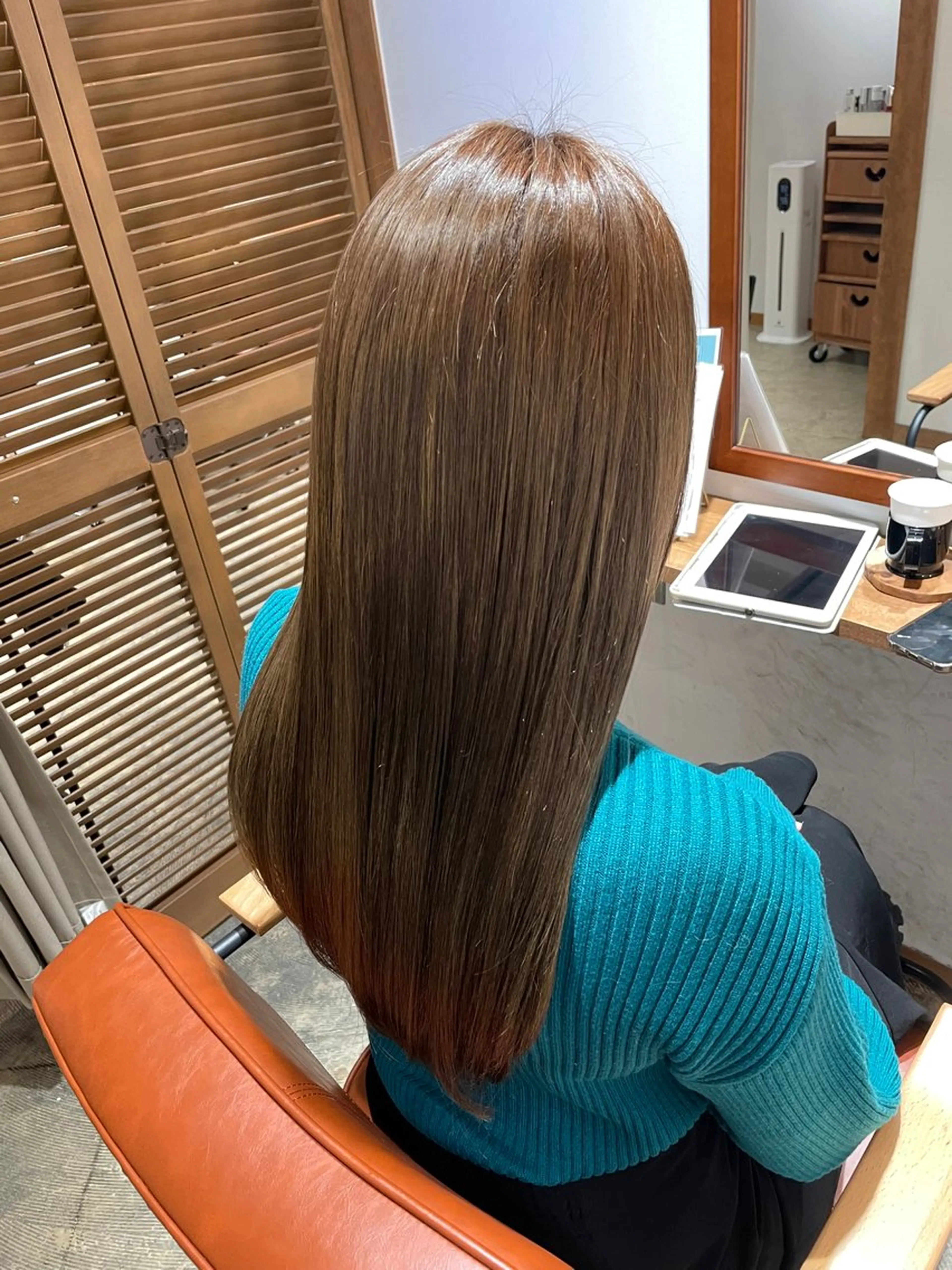 ロング カラー ベージュ/ 髪質改善 /末田柊希のヘアスタイル