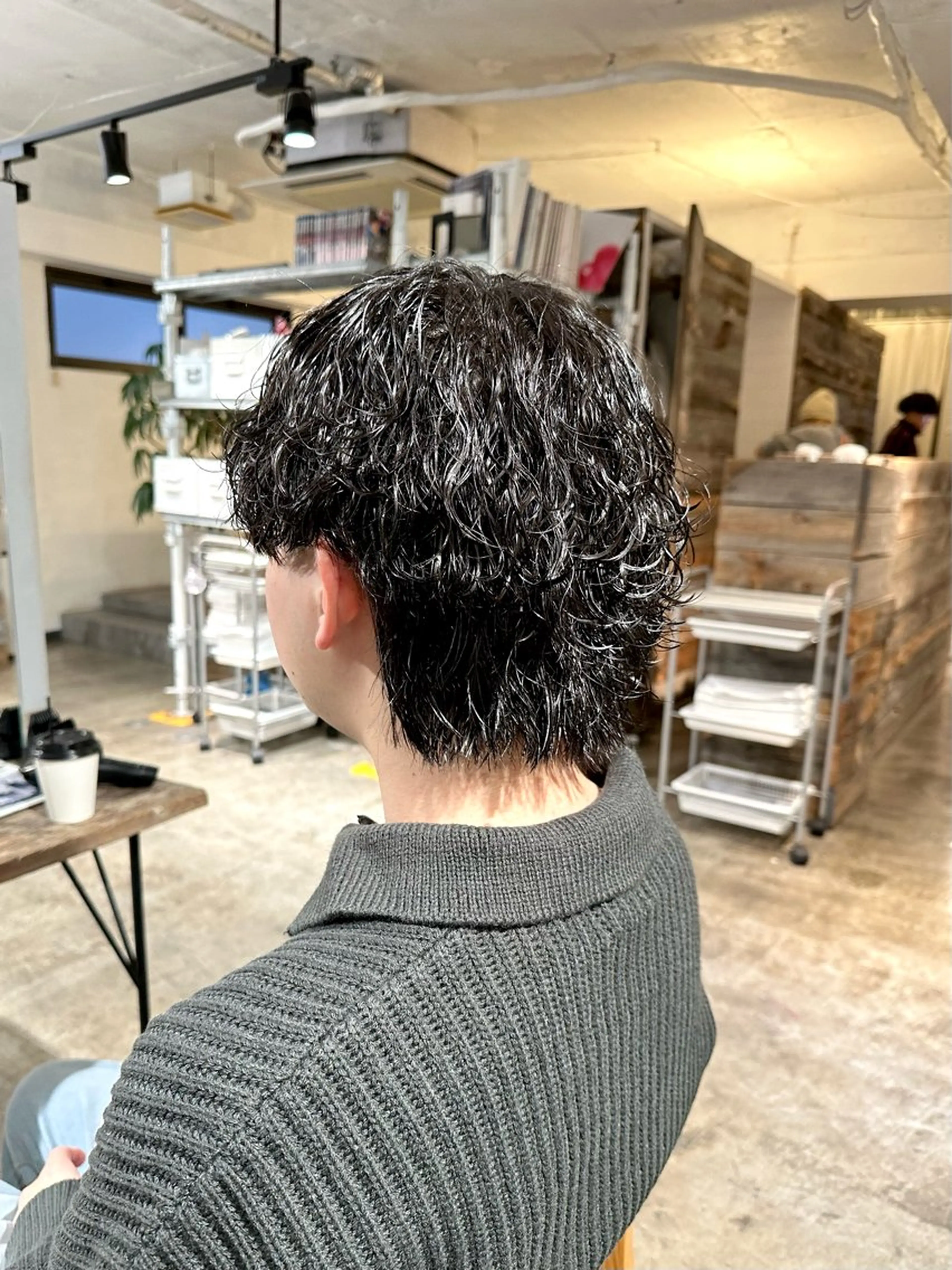 メンズ メンズパーマ 波巻きパーマ 骨格補正施術/メンズ 専門美容師/YUYAのヘアスタイル