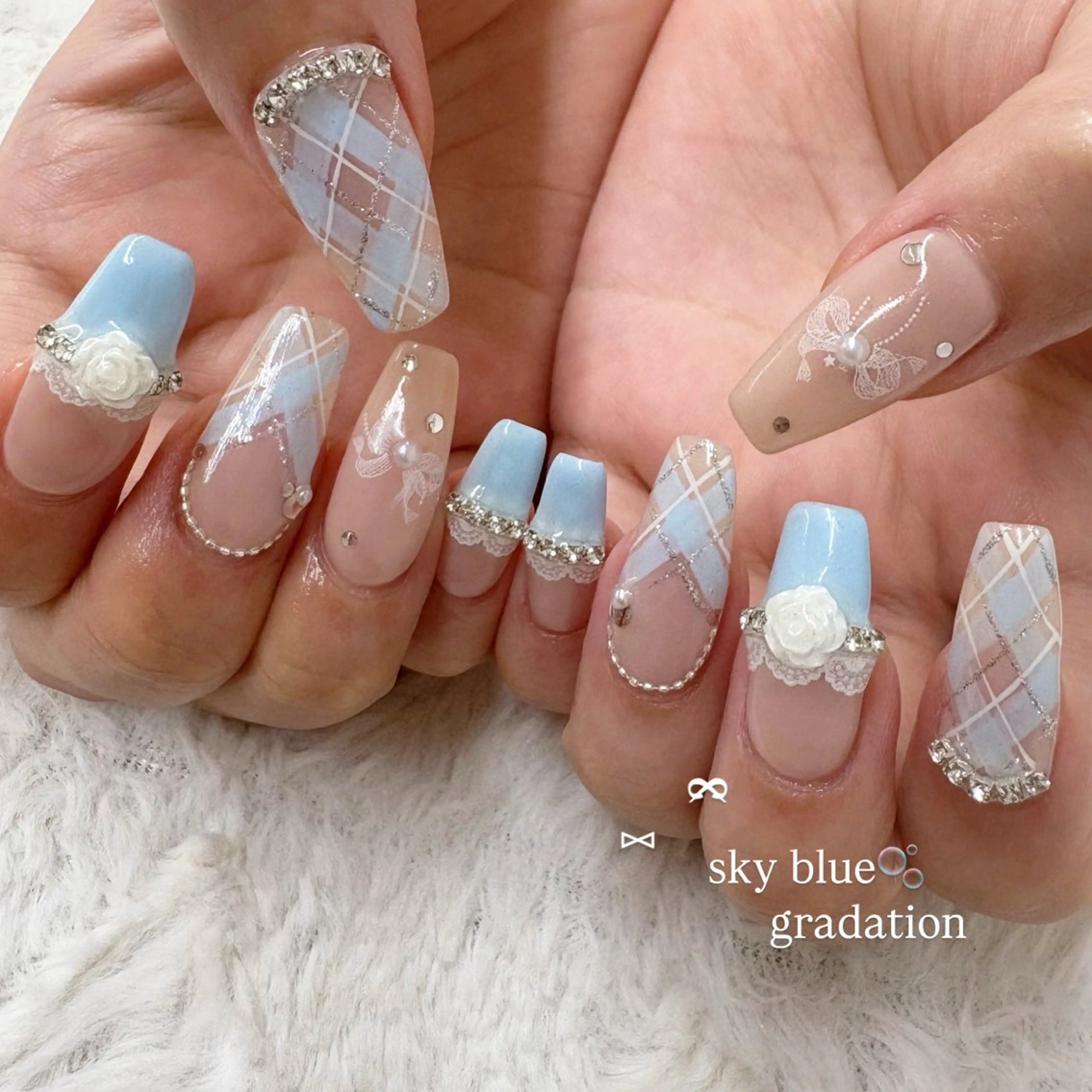 ネイル ハンドネイル She nail studio 原宿所属・パラジェル有/ スカルプ/mahoのネイルデザイン