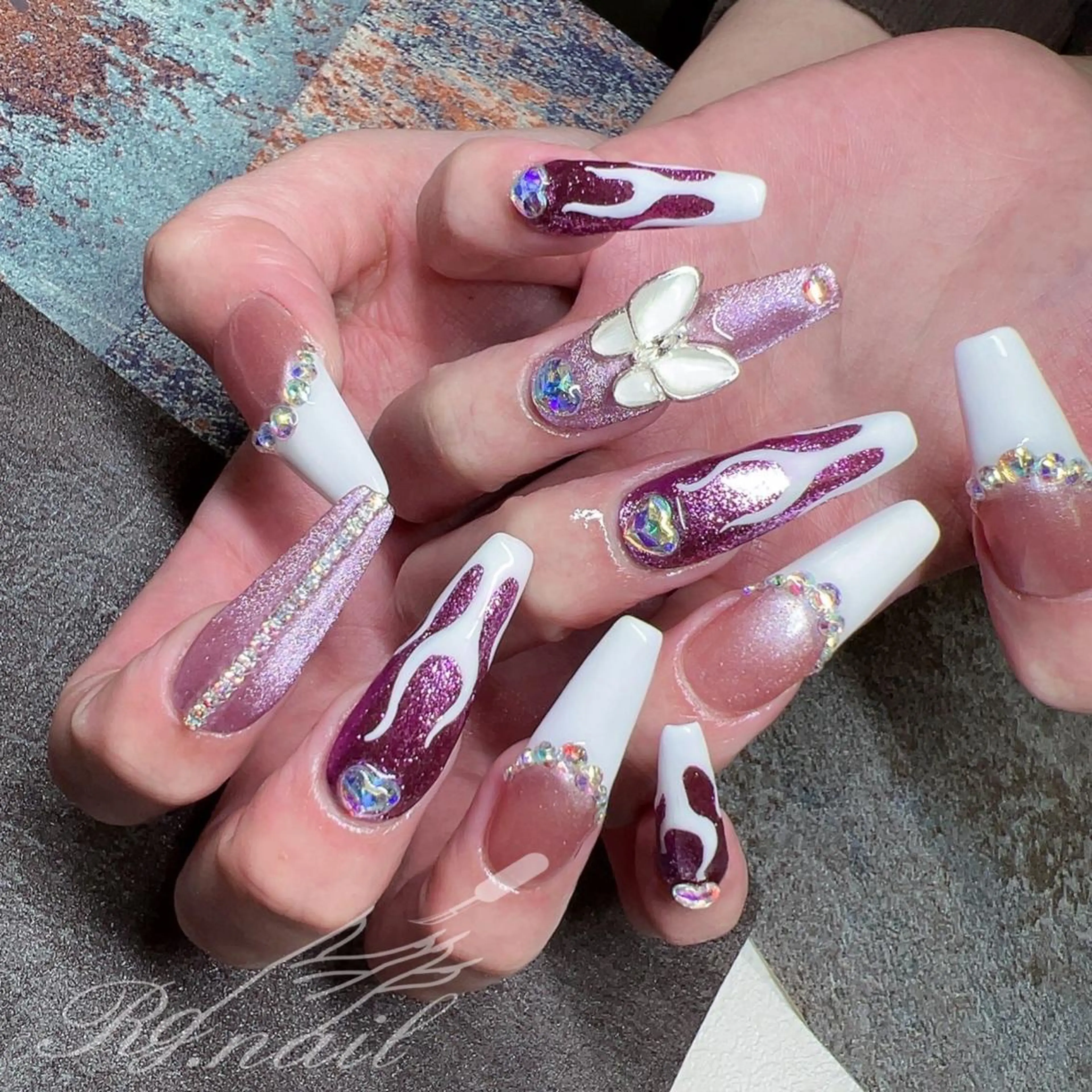 ロング ネイル Cho Artネイル所属・Cho Art ネイルのネイルデザイン