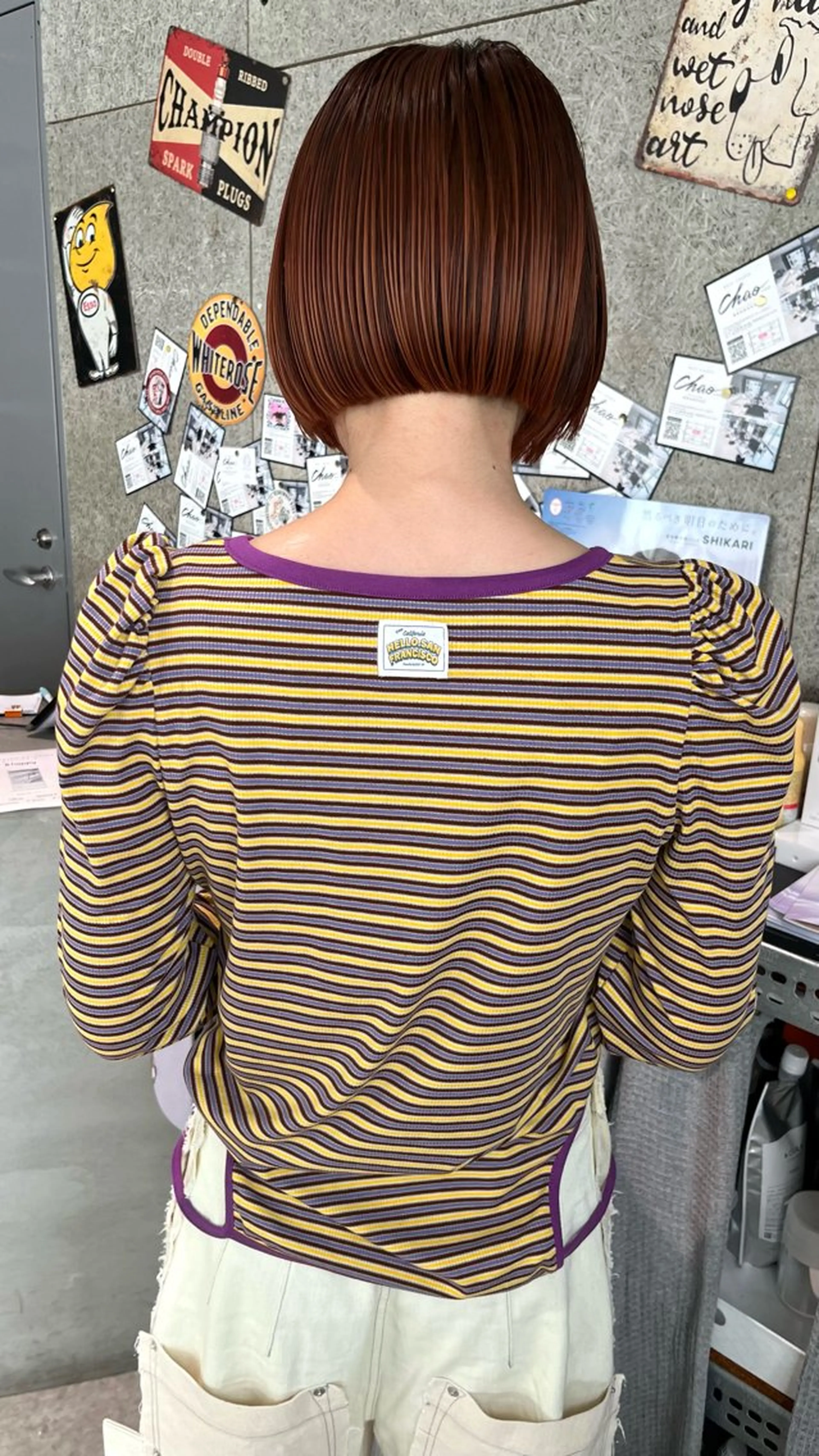 ショート ボブ/ショートボブ/ 岡山駅/別曽遥也のヘアスタイル