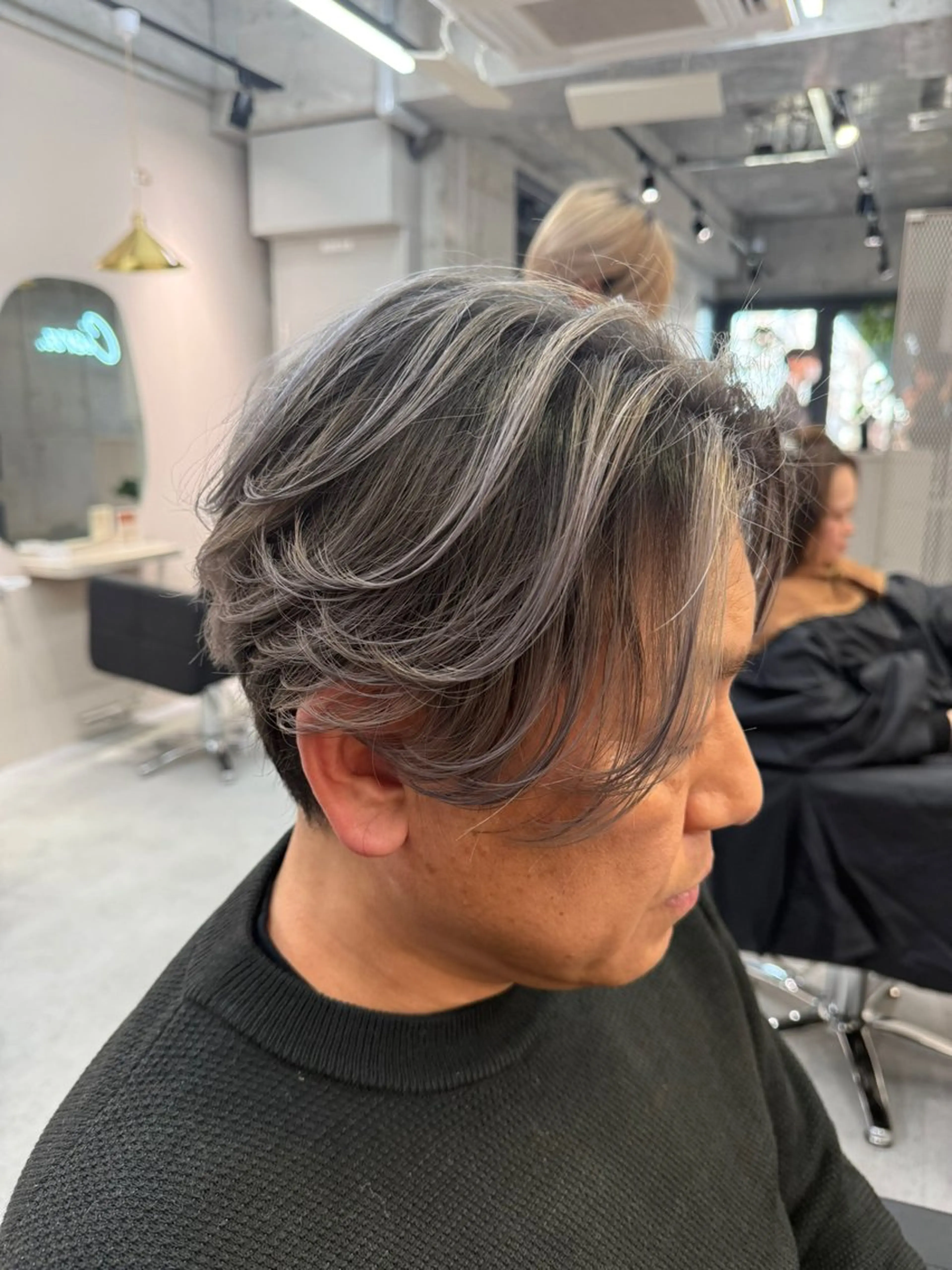 メンズ カット ヘアカラー 西岡 あつみ/ 堀江美容室のヘアスタイル