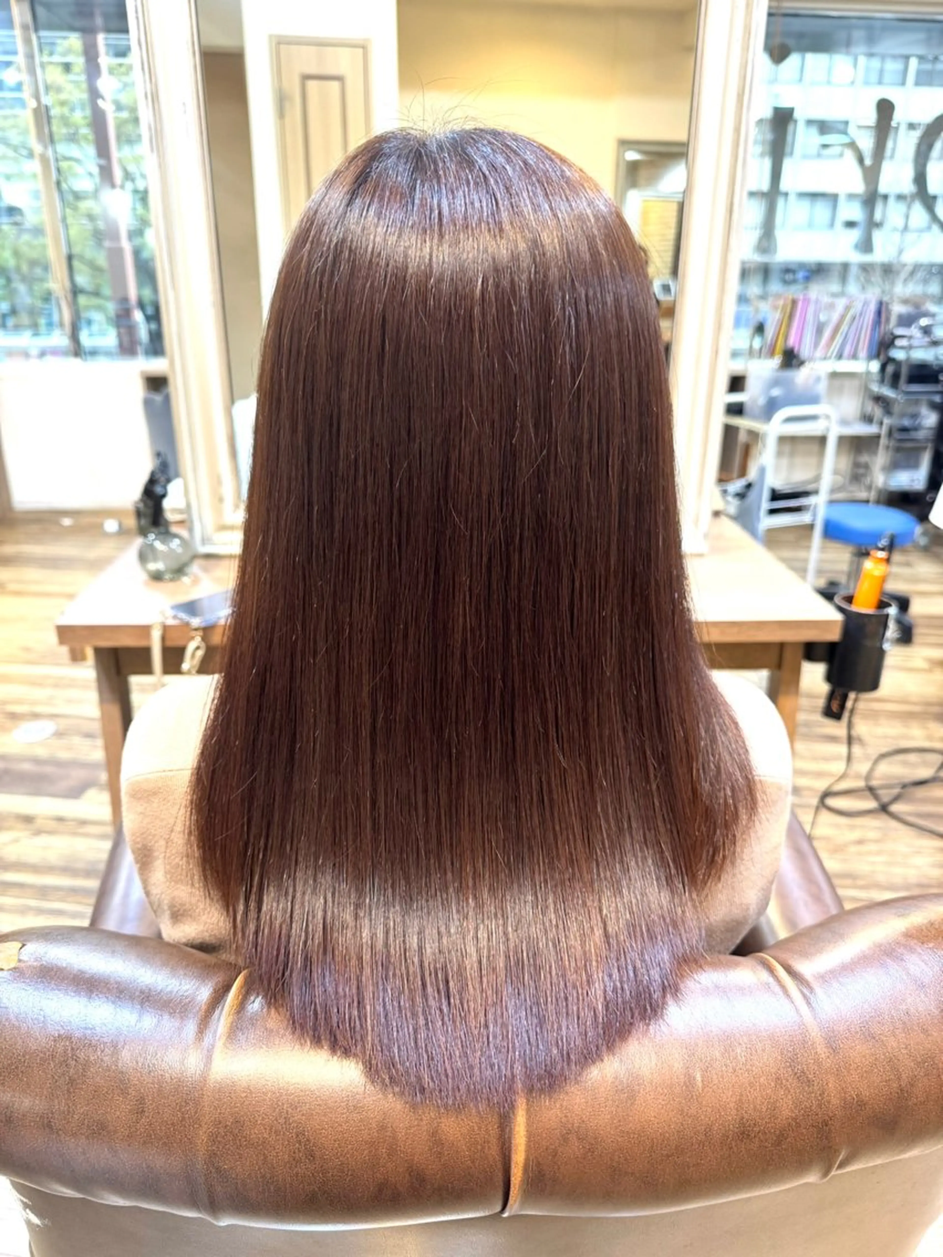 『ダメージレス+補修』超高濃度水素カラー+質感再整トリートメント+メンテナンスカットの写真