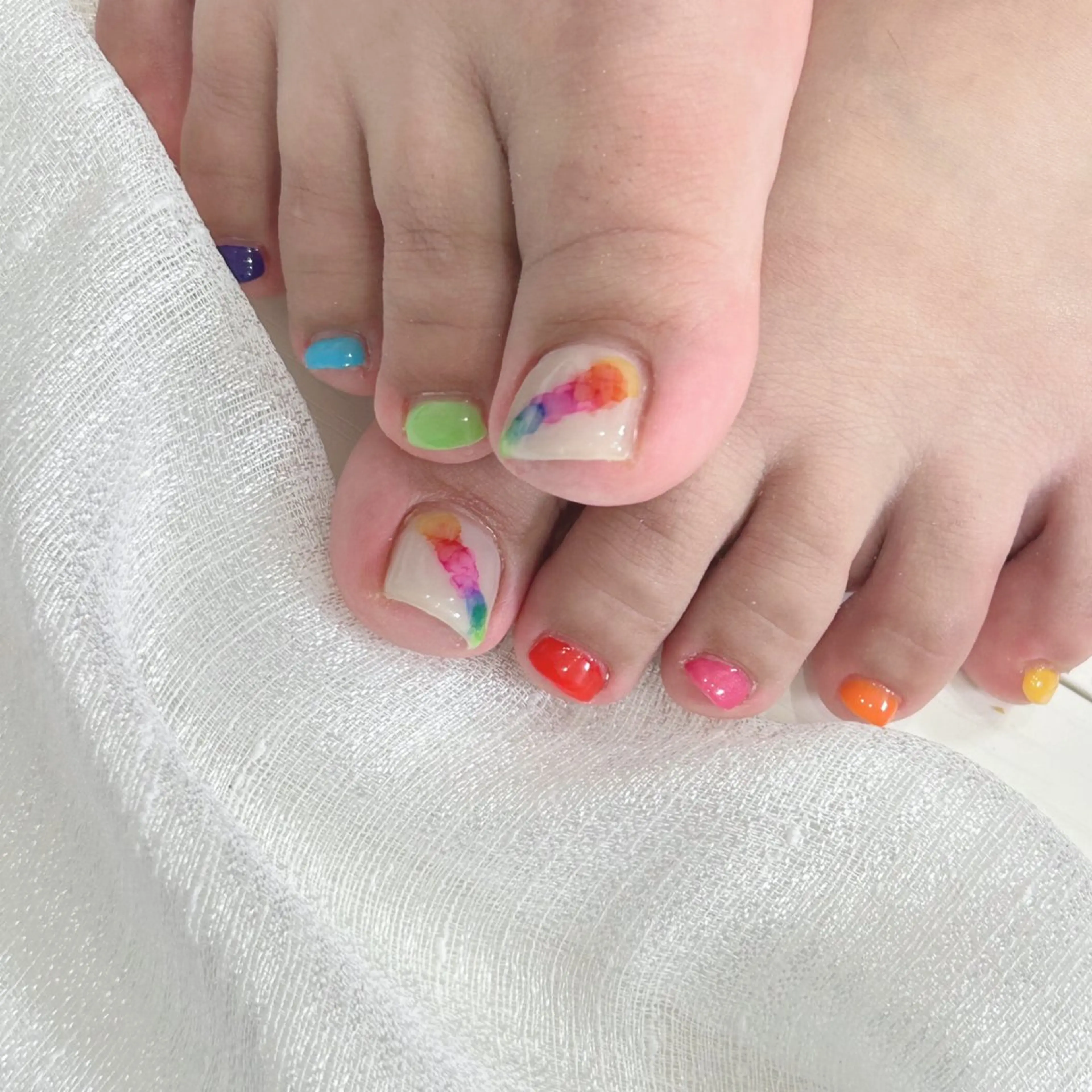 【フットネイル】シンプルコースの写真