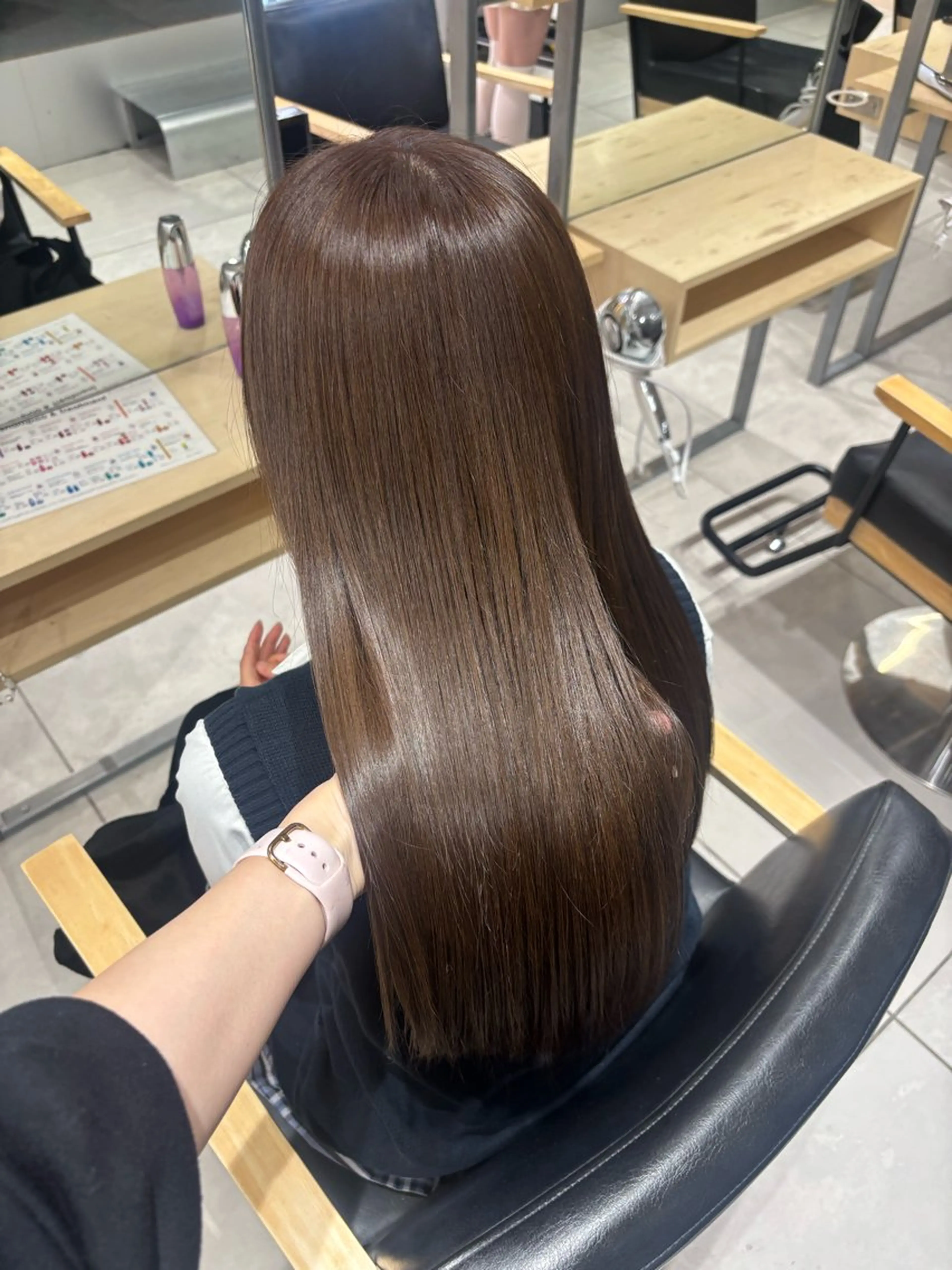 ロング カラー ヘアアレンジ ヘアカラー ヘッドスパ ヘアセット ベージュ/グレージュ 🧸あやか/表参道のヘアスタイル