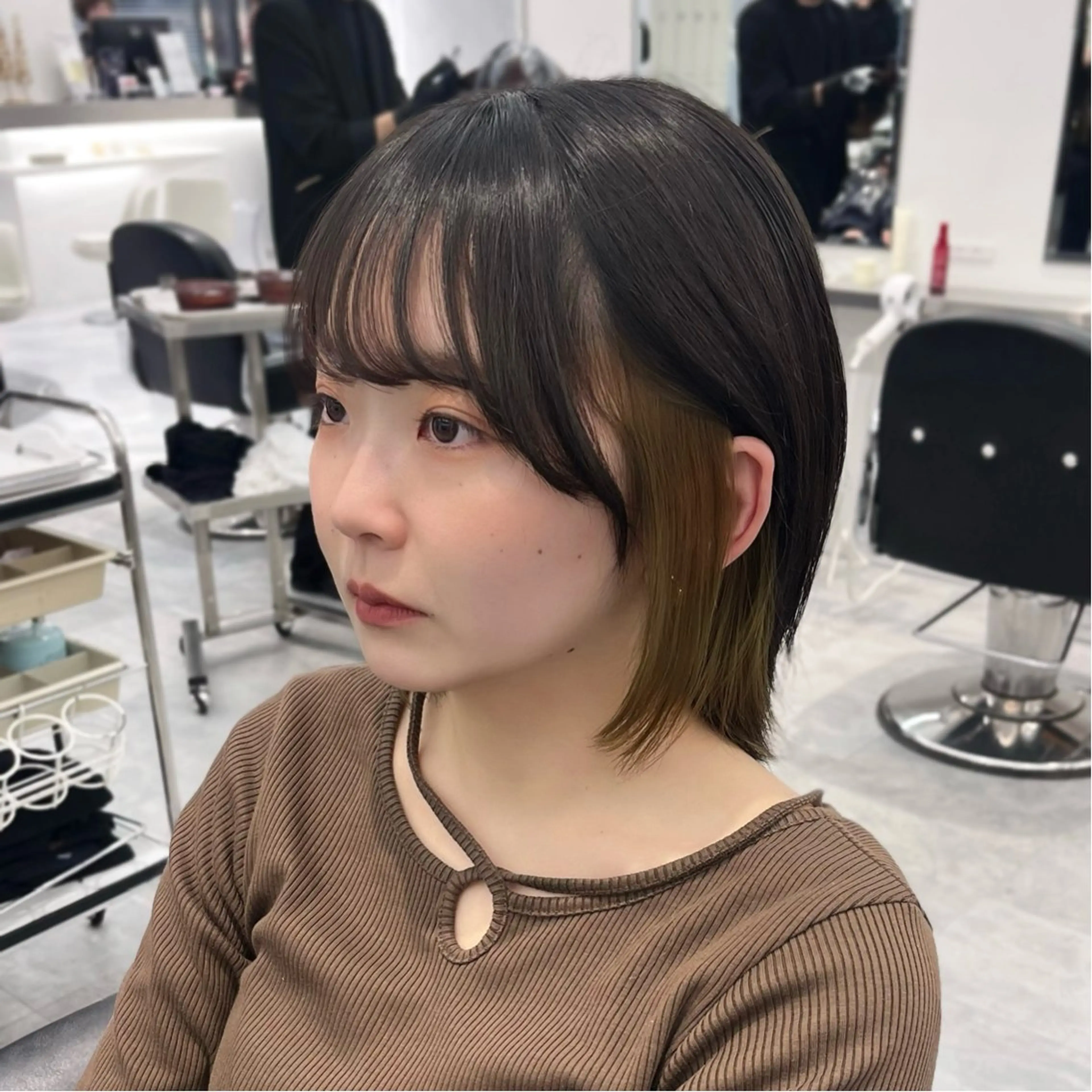 U24💡平日限定✨️部分的に明るくしたい方🧚🏻【インナーブリーチ】➕【ワンカラー】の写真