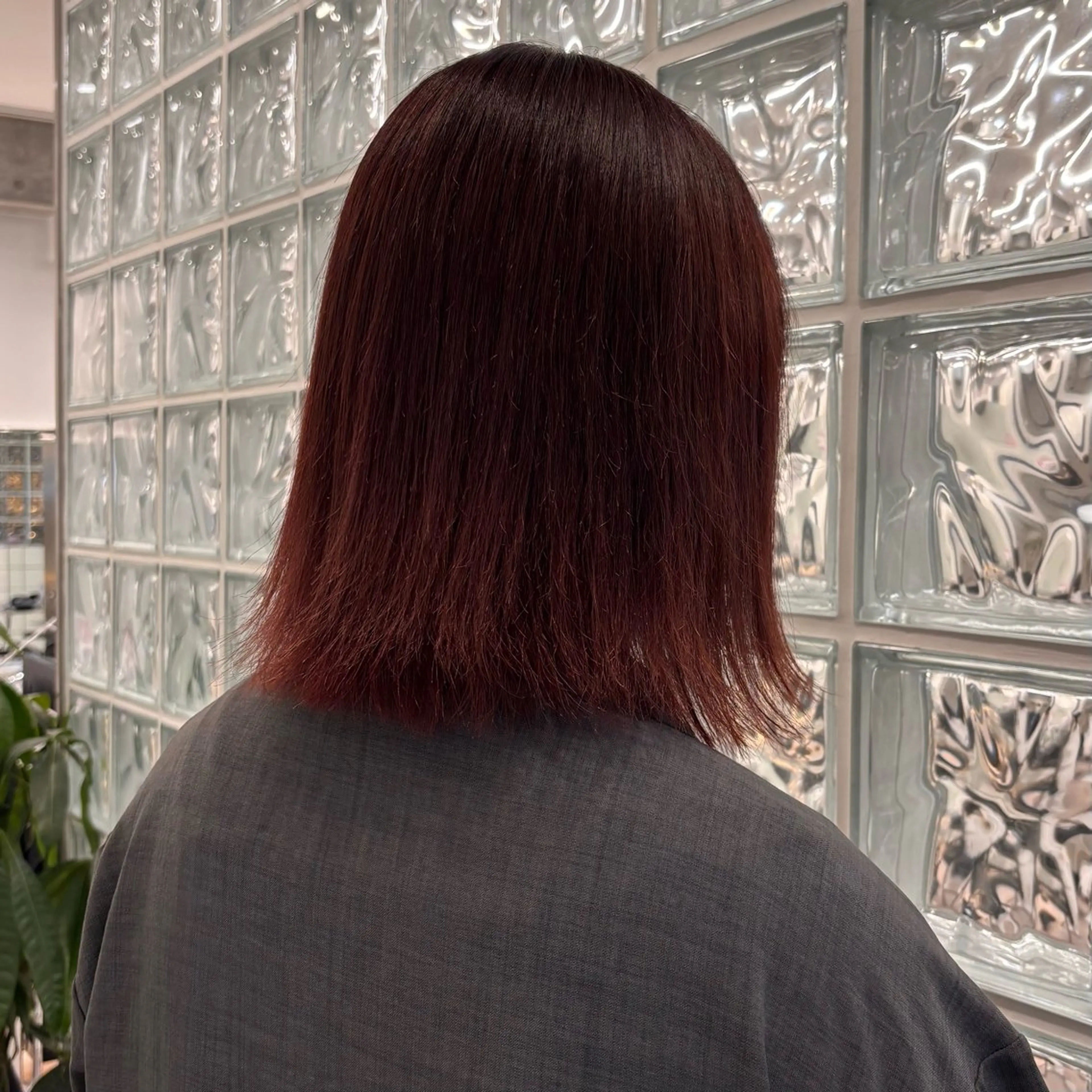 ミディアム ヘアカラー 似合わせ 暖色 カラー🫧MIU☆のヘアスタイル