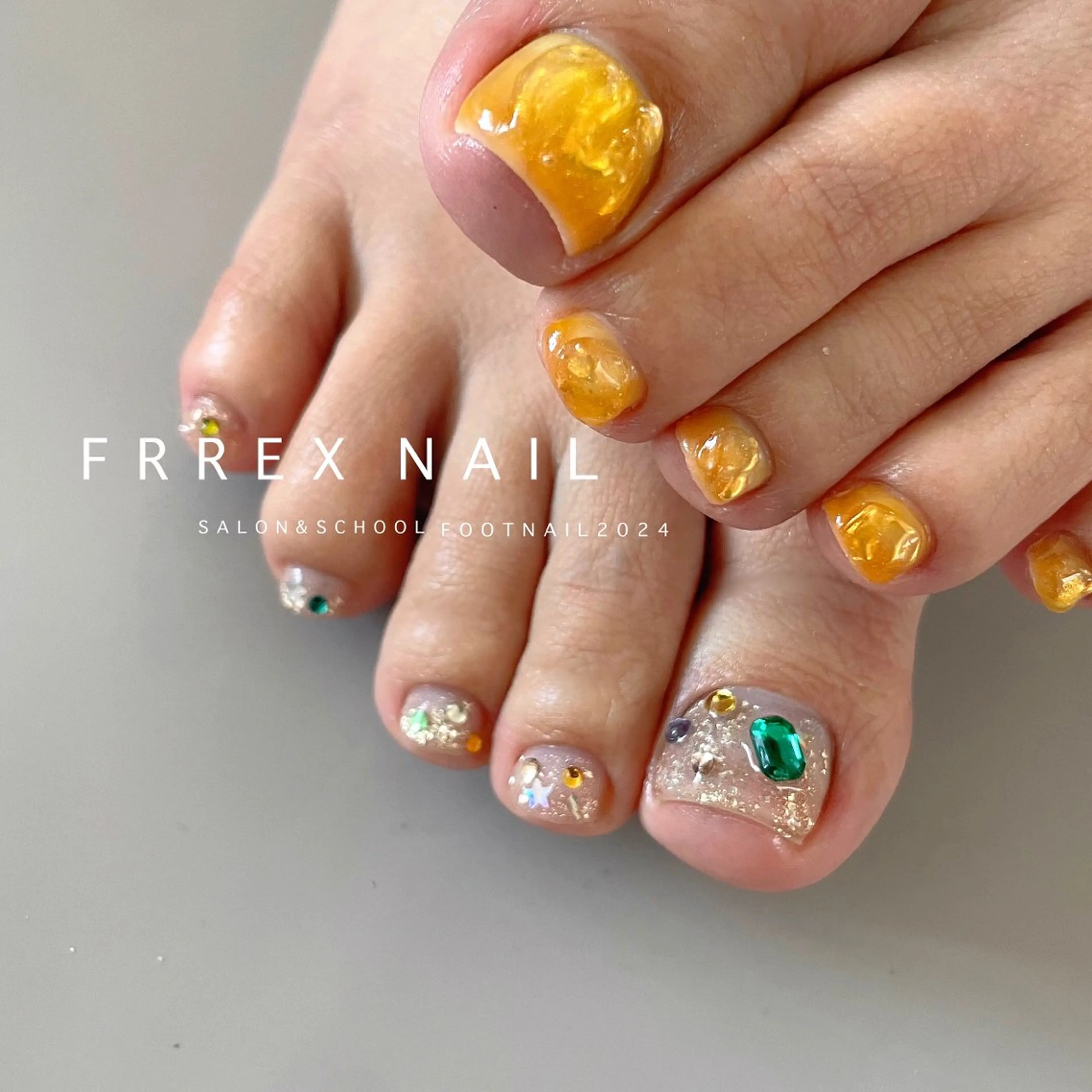 ネイル フットネイル Freex nail所属・freex nail /ニュアンス/個性派のネイルデザイン